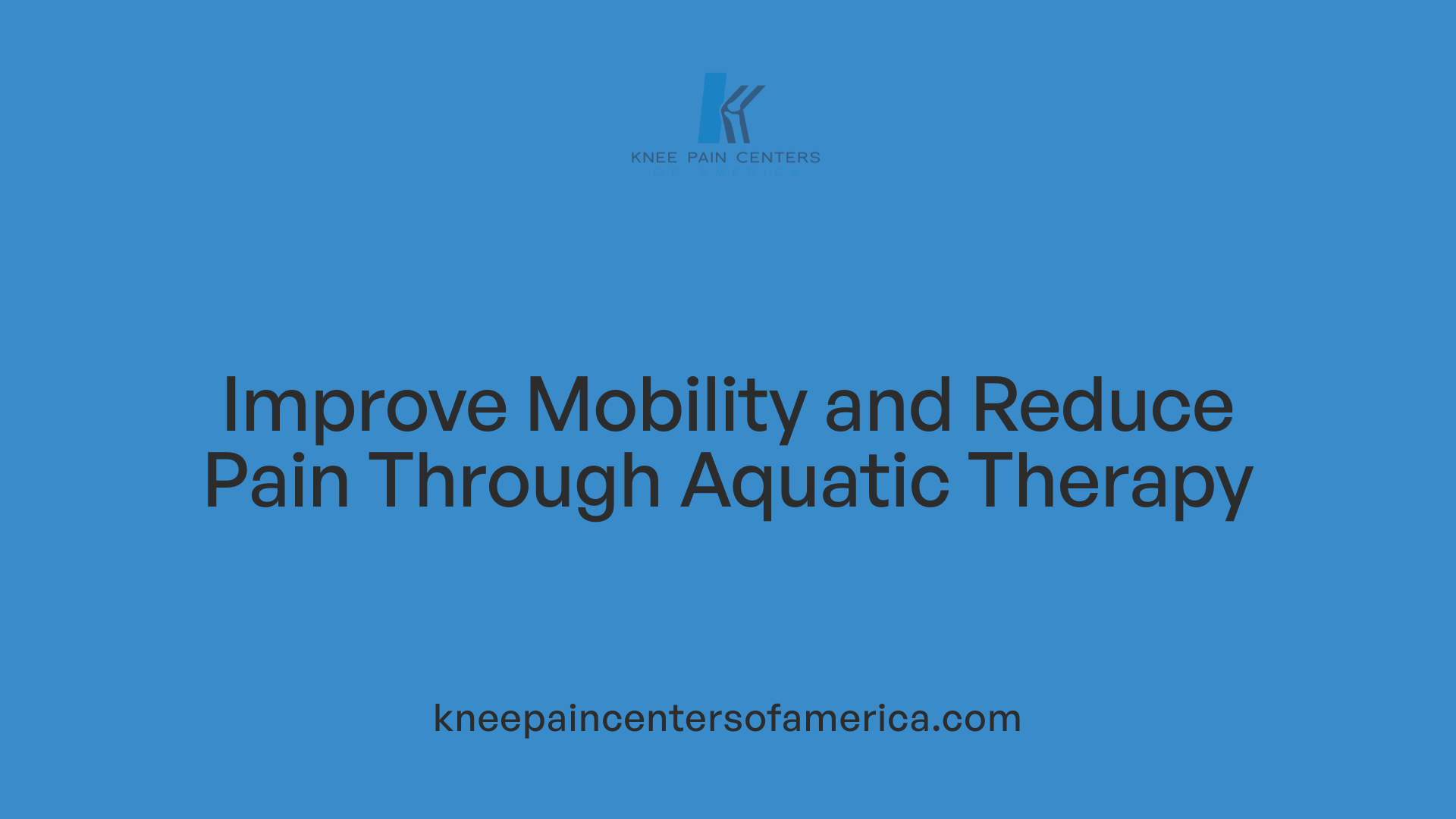 Improve Mobility and Reduce Pain Through Aquatic Therapy