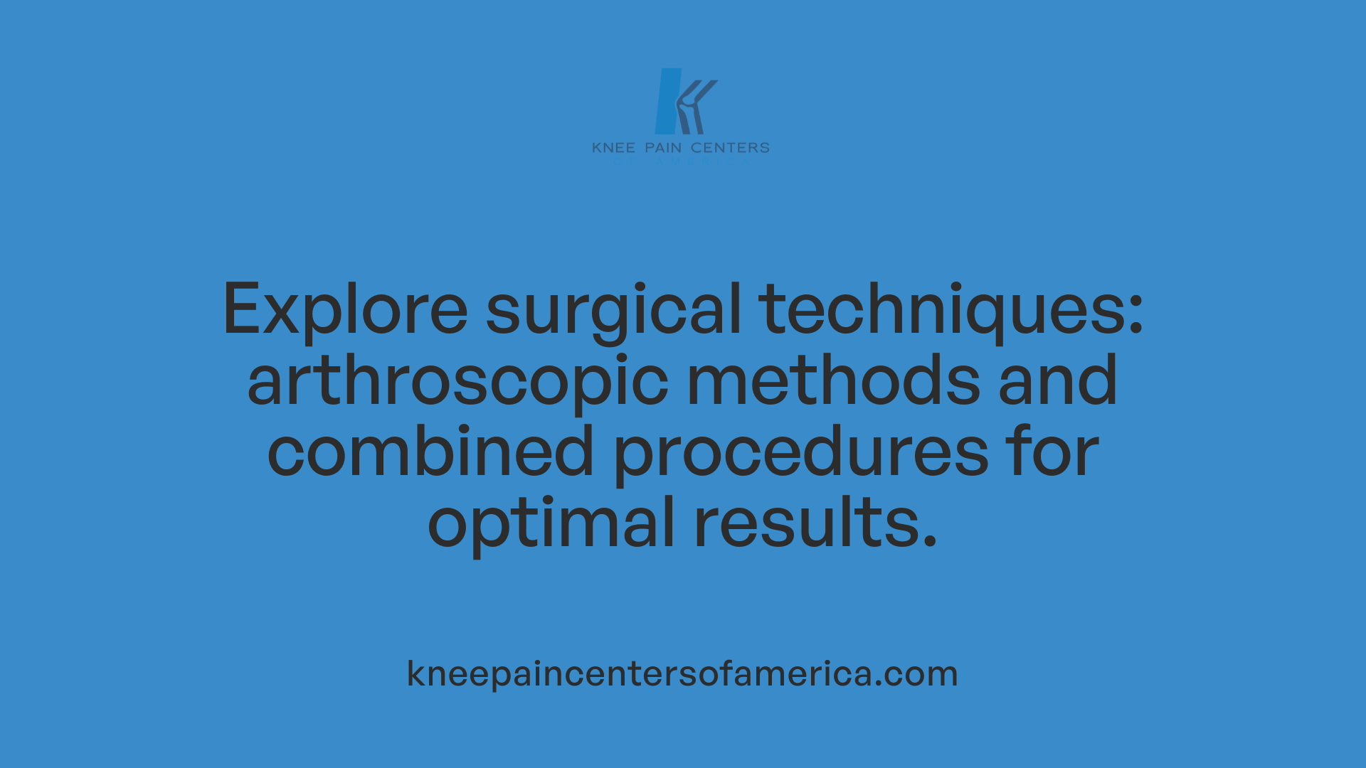 Explore surgical techniques: arthroscopic methods and combined procedures for optimal results.