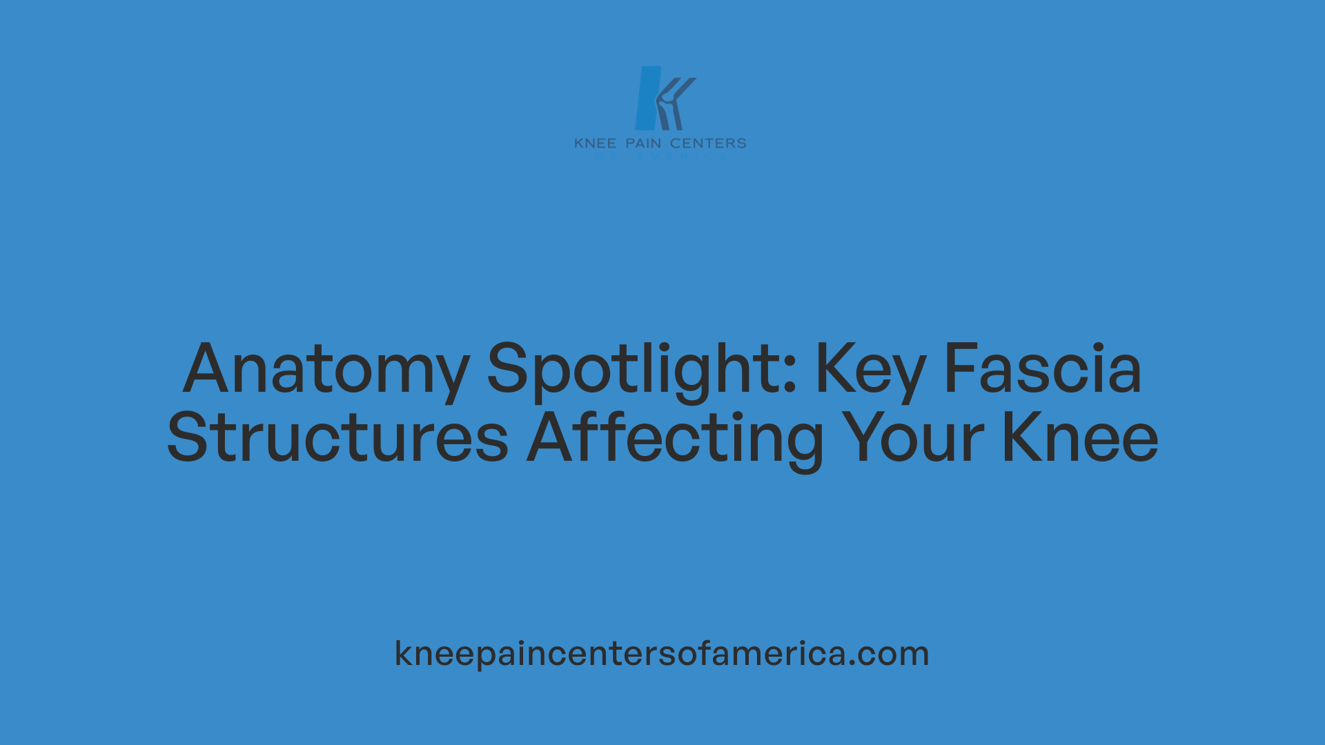 Anatomy Spotlight: Key Fascia Structures Affecting Your Knee