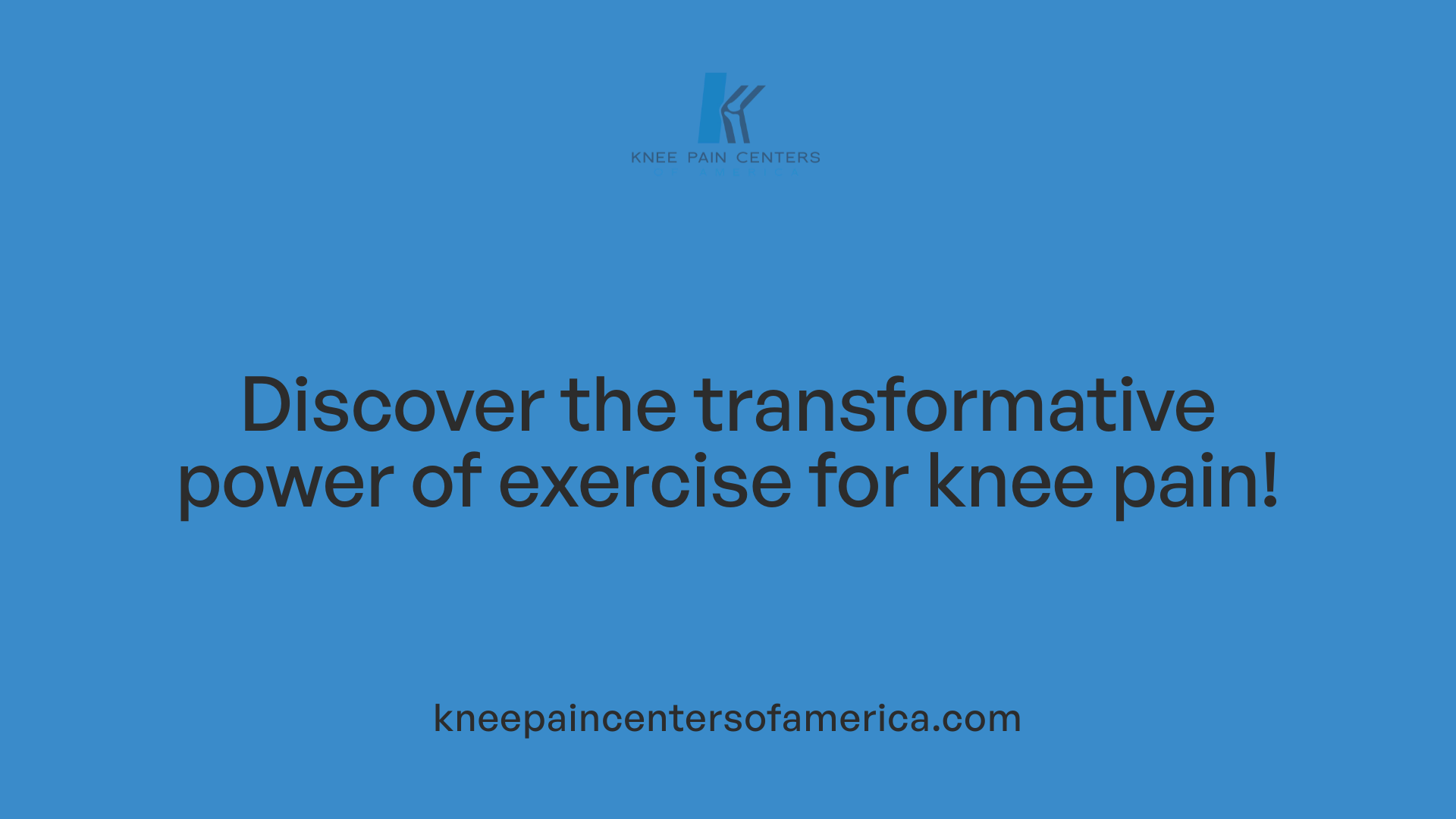 Discover the transformative power of exercise for knee pain!