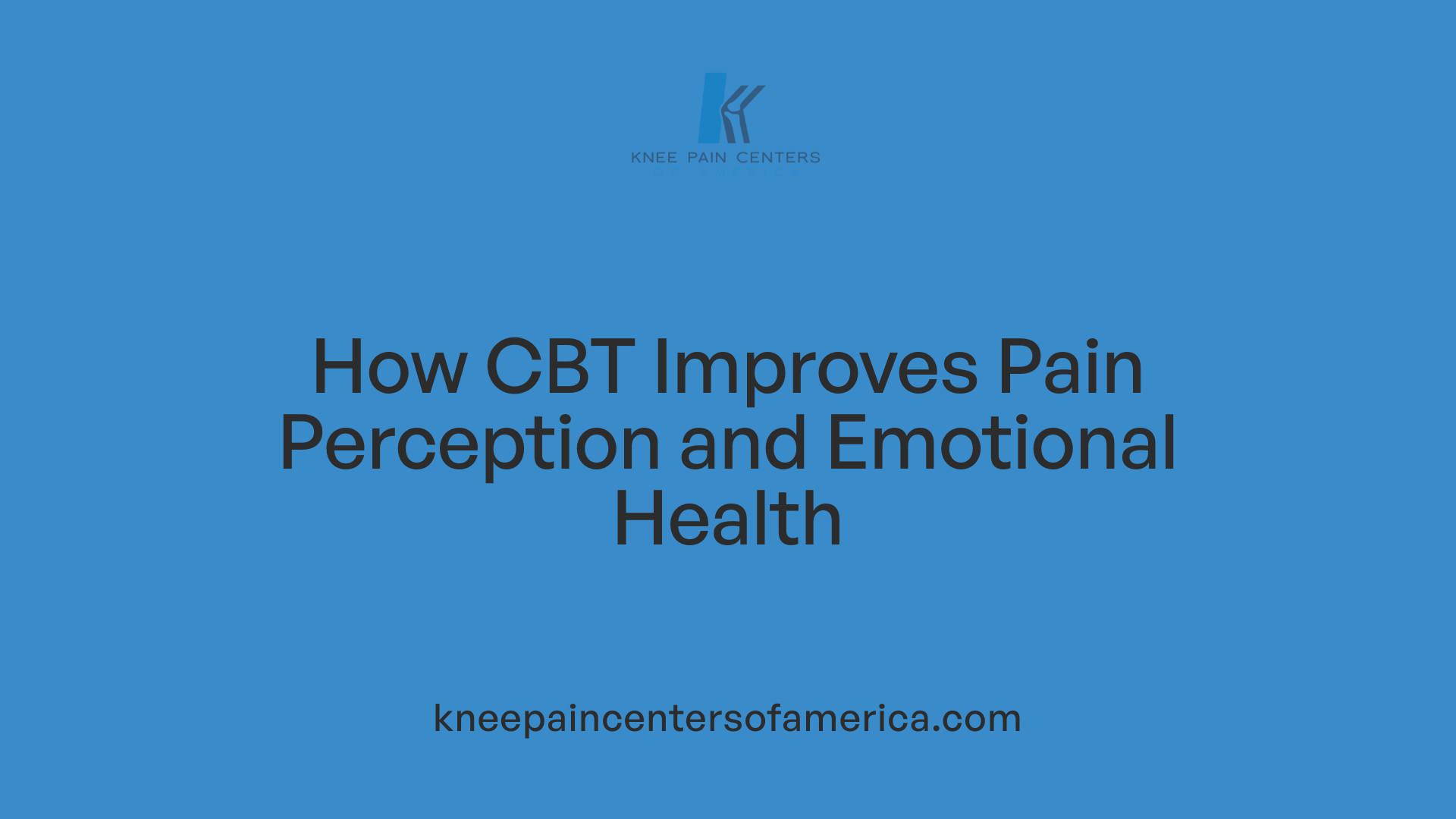 How CBT Improves Pain Perception and Emotional Health