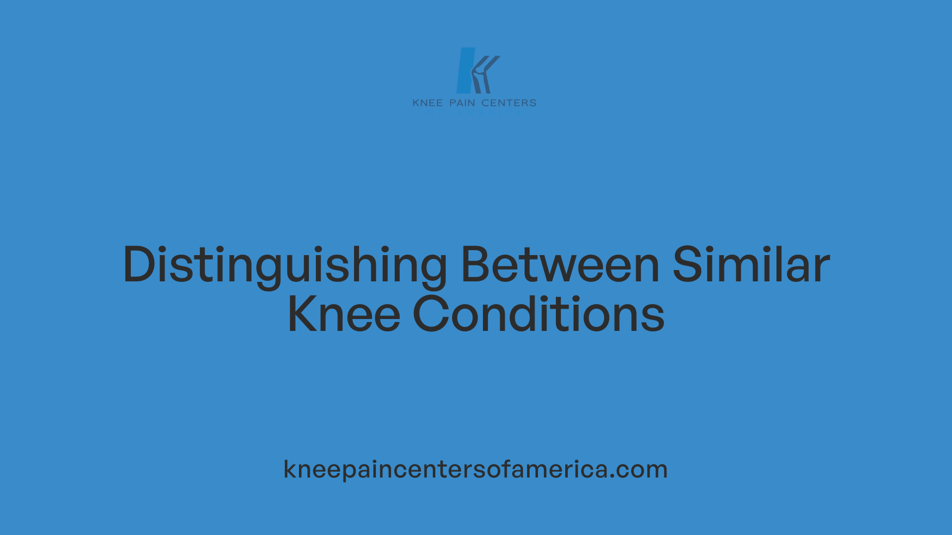Distinguishing Between Similar Knee Conditions