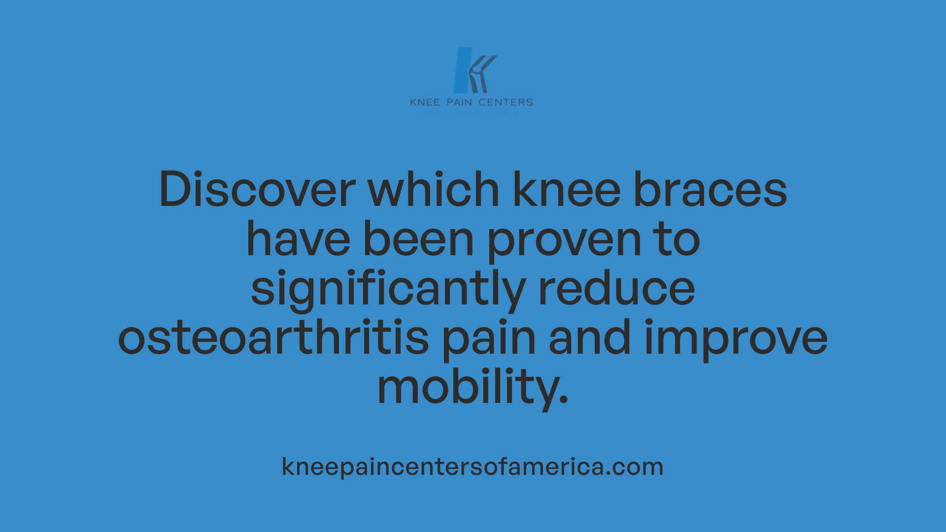 Discover which knee braces have been proven to significantly reduce osteoarthritis pain and improve mobility.