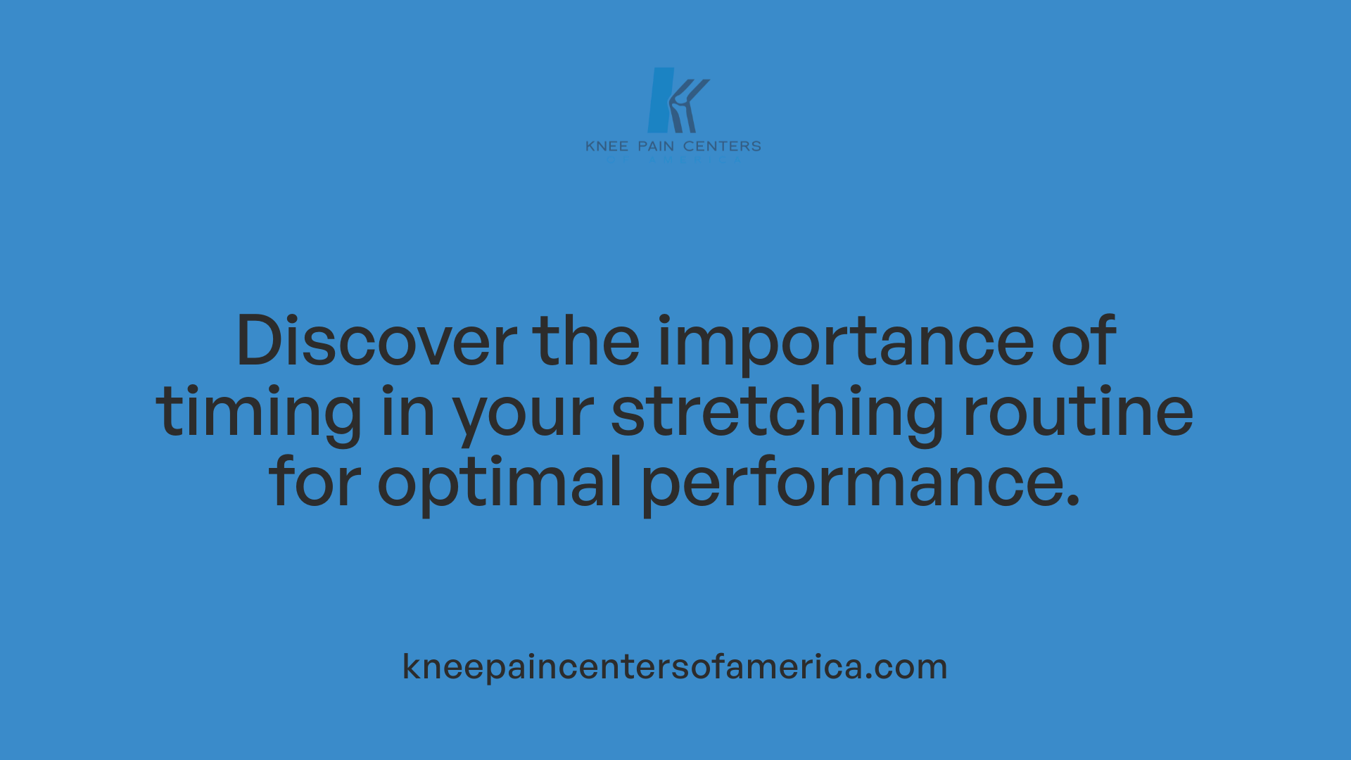 Discover the importance of timing in your stretching routine for optimal performance.