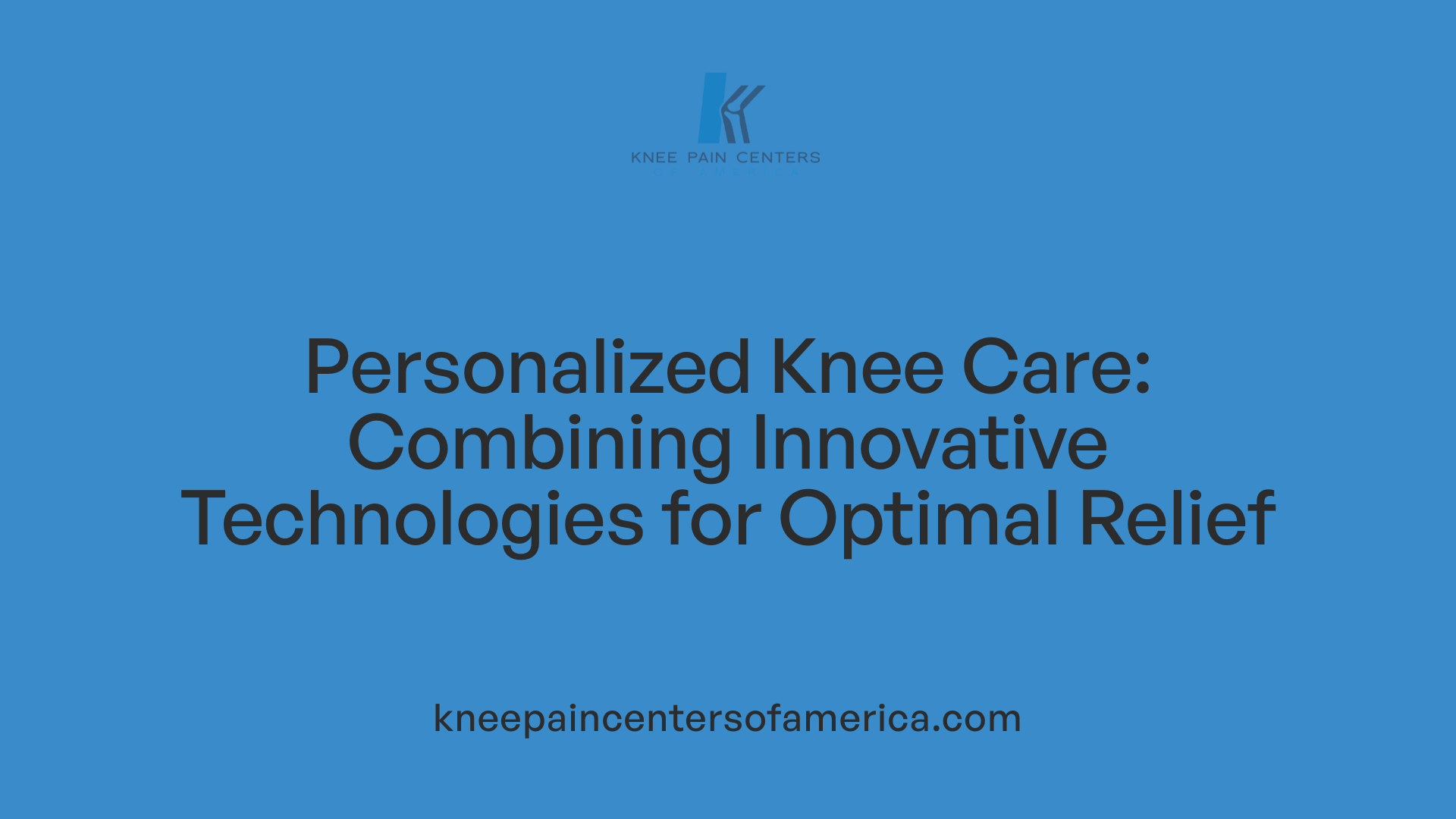 Personalized Knee Care: Combining Innovative Technologies for Optimal Relief