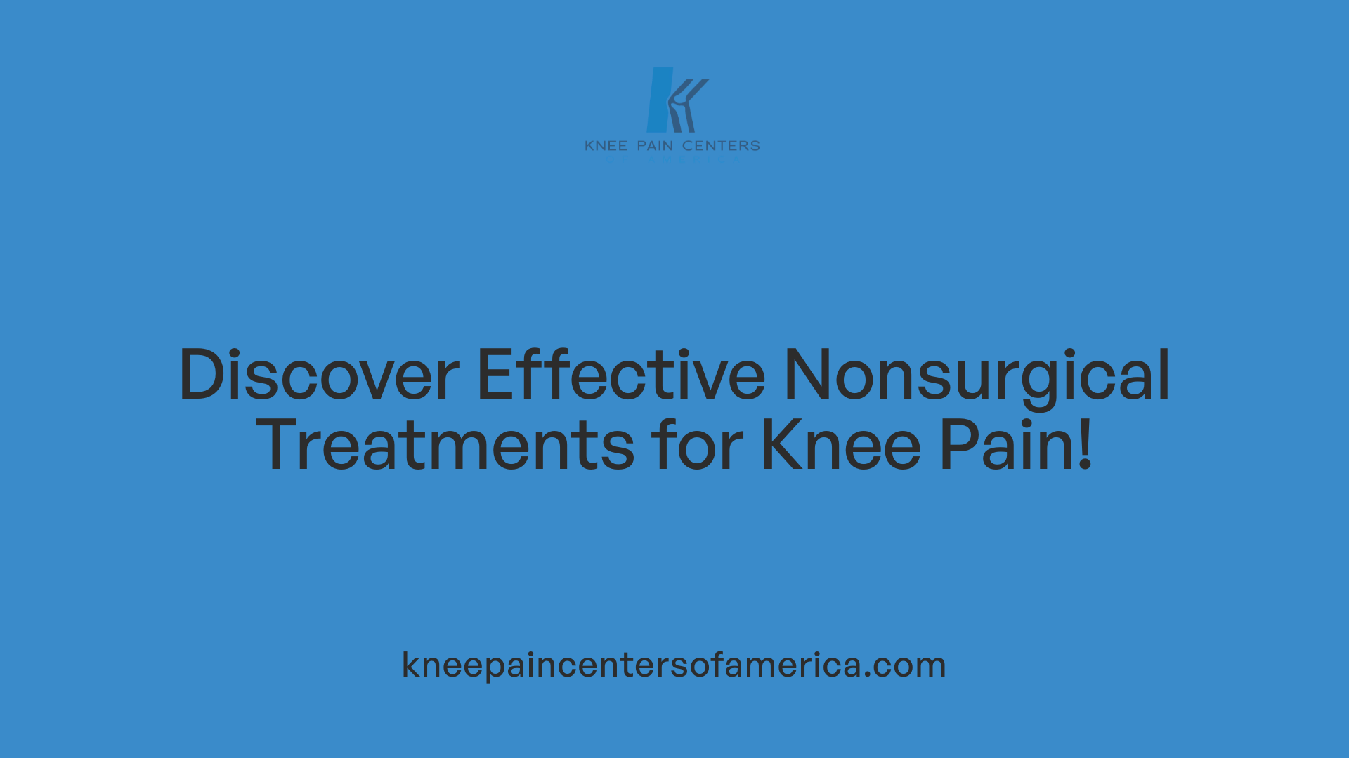 Discover Effective Nonsurgical Treatments for Knee Pain!