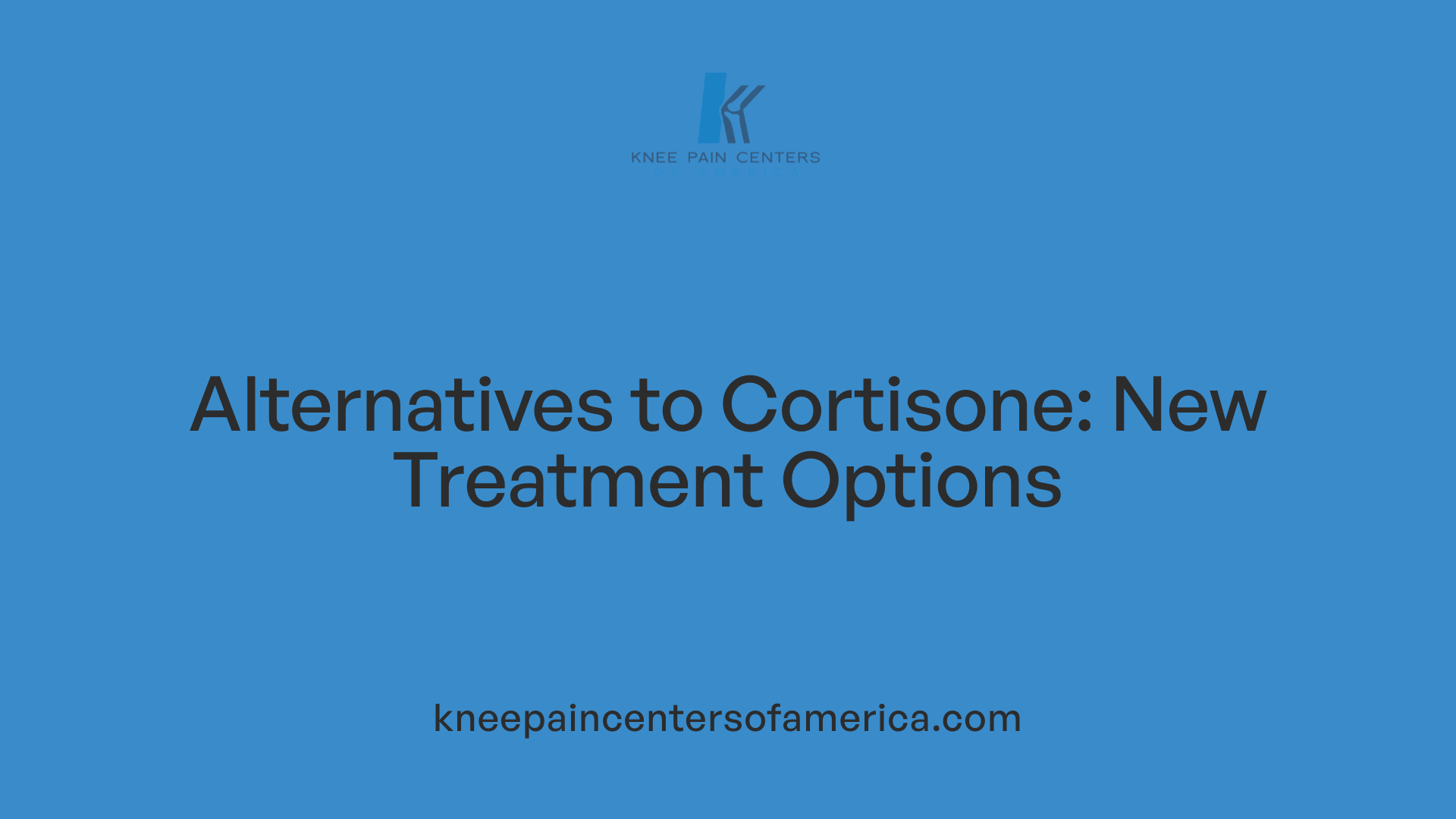 Alternatives to Cortisone: New Treatment Options