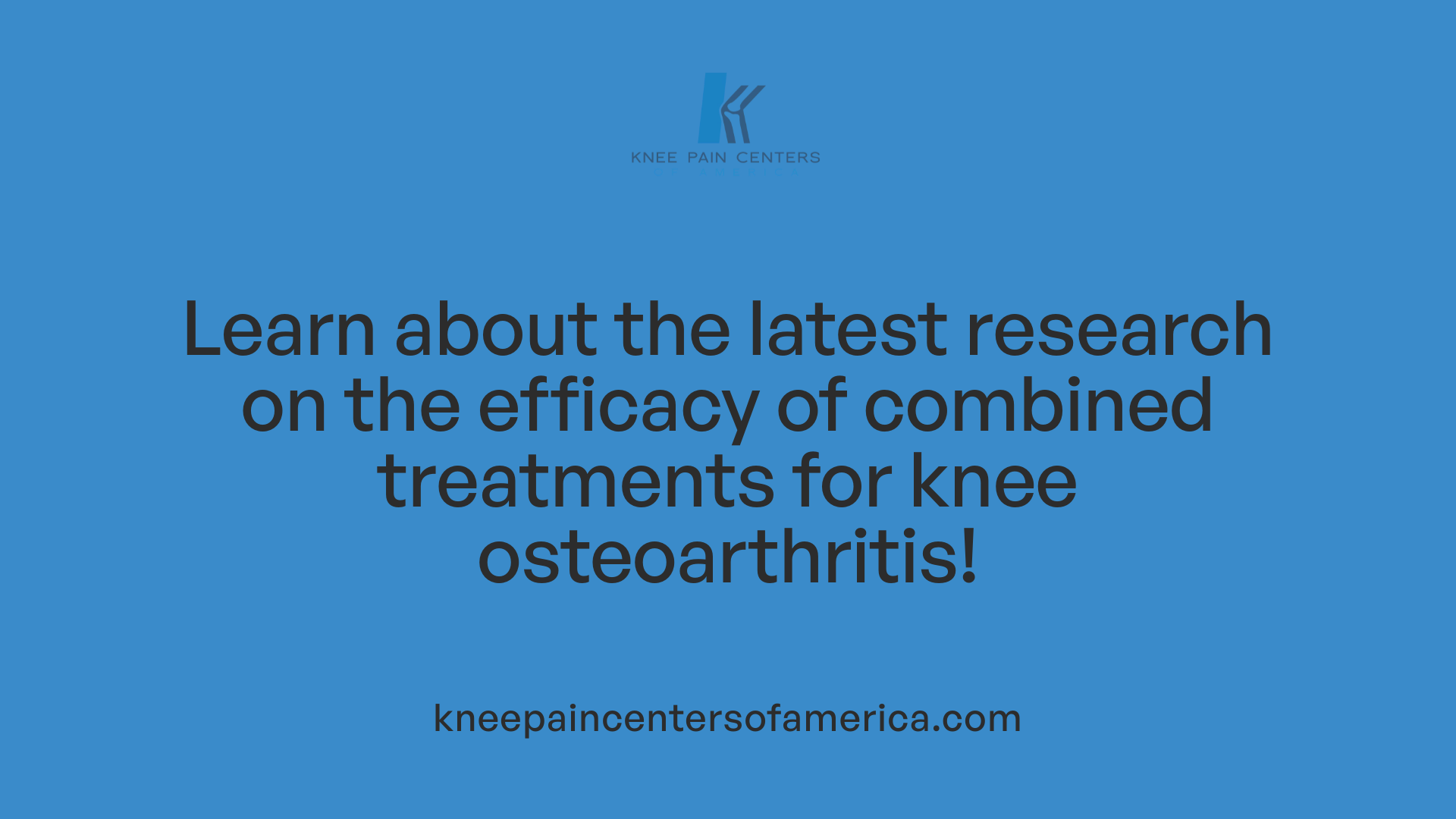Learn about the latest research on the efficacy of combined treatments for knee osteoarthritis!