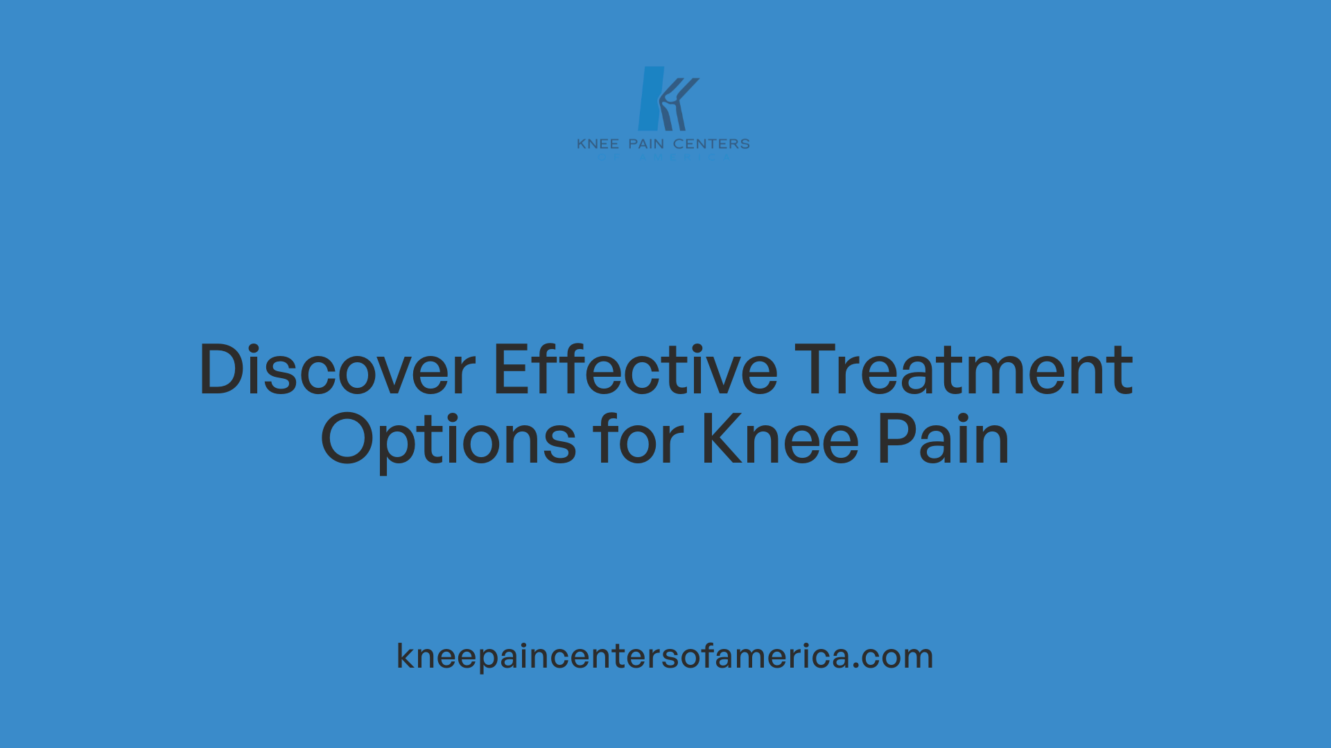 Discover Effective Treatment Options for Knee Pain