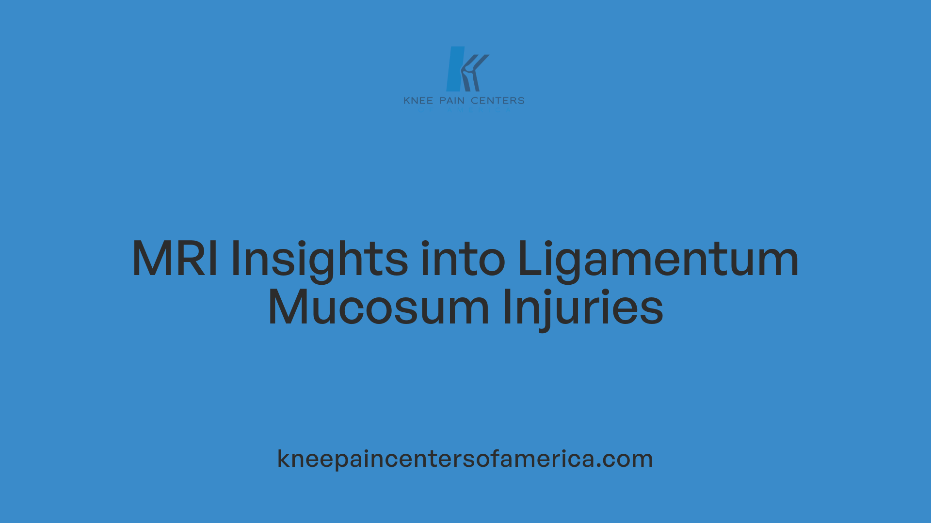 MRI Insights into Ligamentum Mucosum Injuries