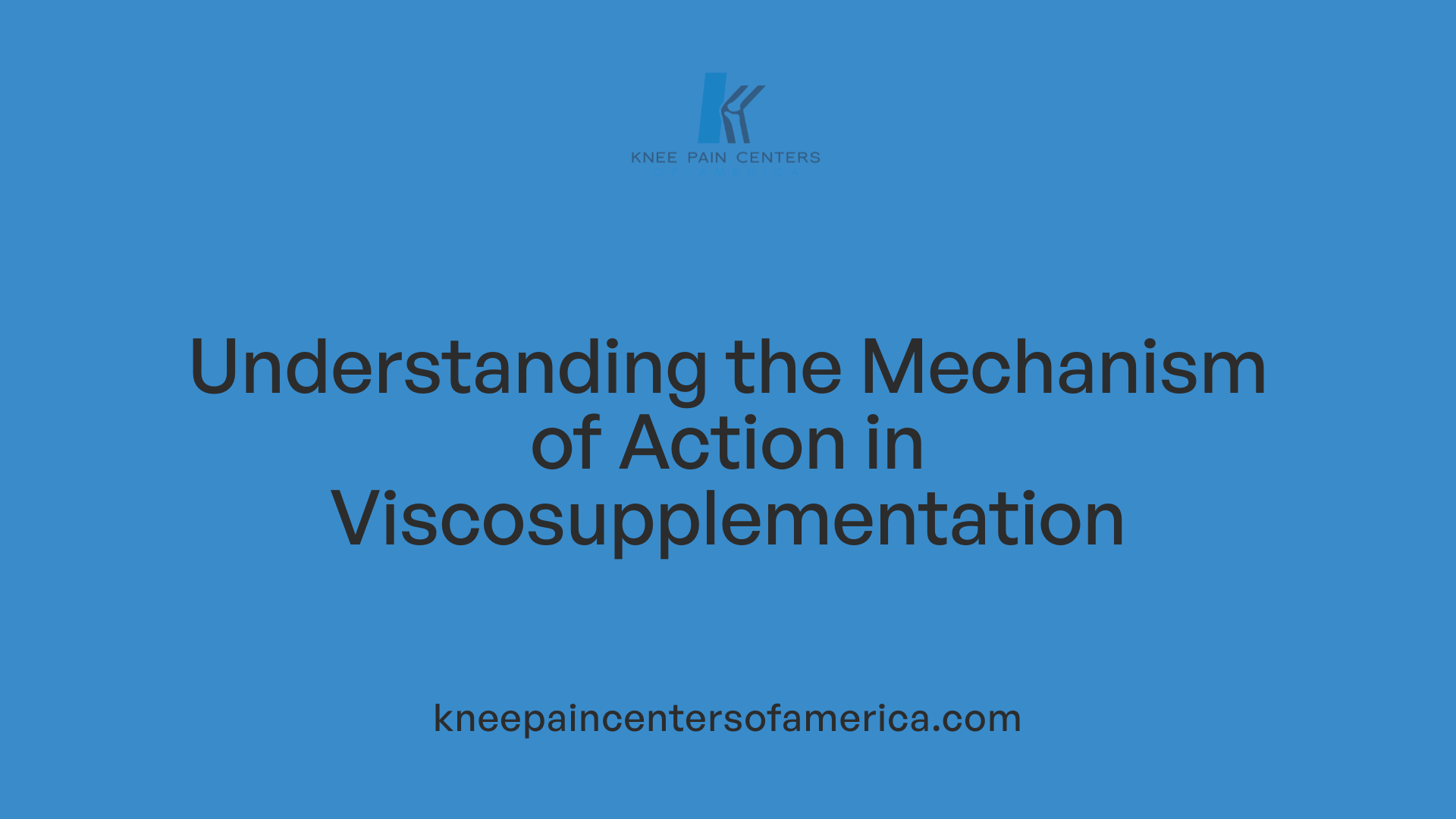 Understanding the Mechanism of Action in Viscosupplementation