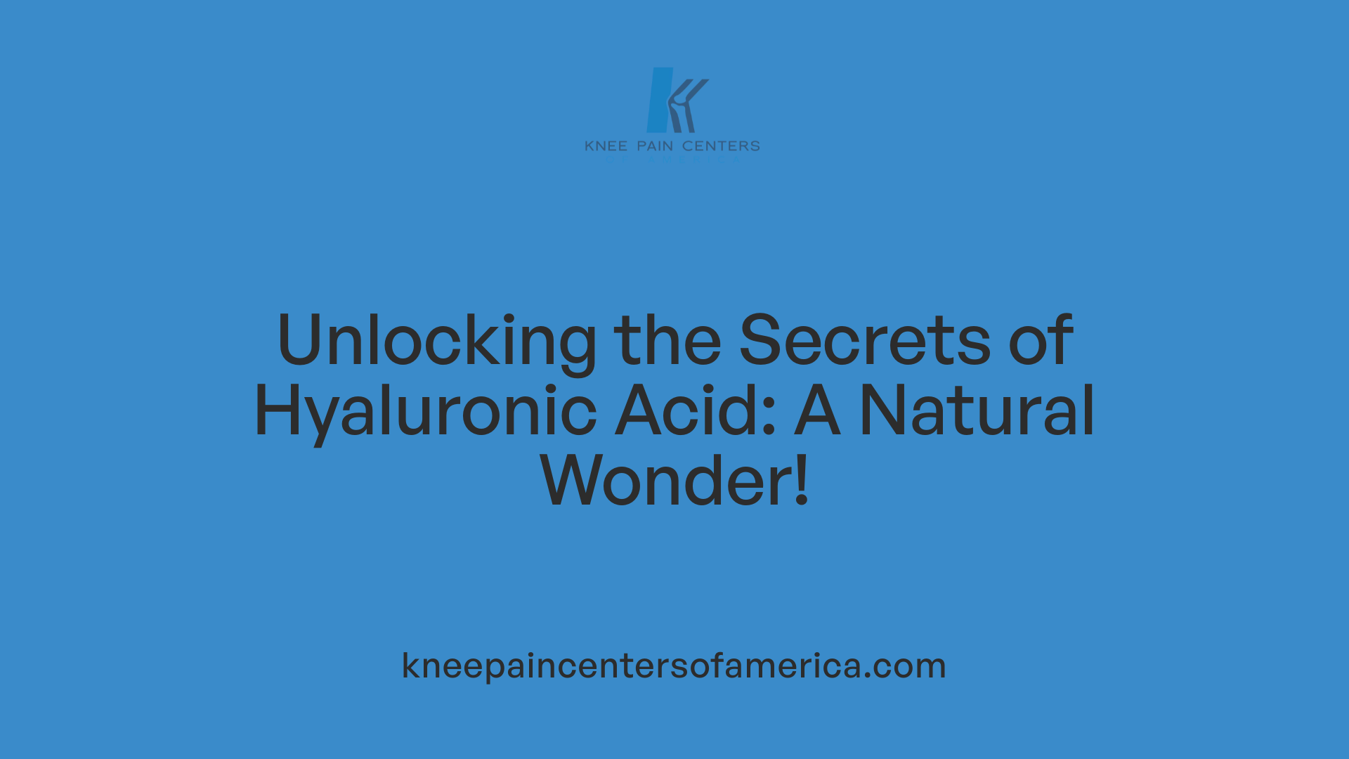 Unlocking the Secrets of Hyaluronic Acid: A Natural Wonder!