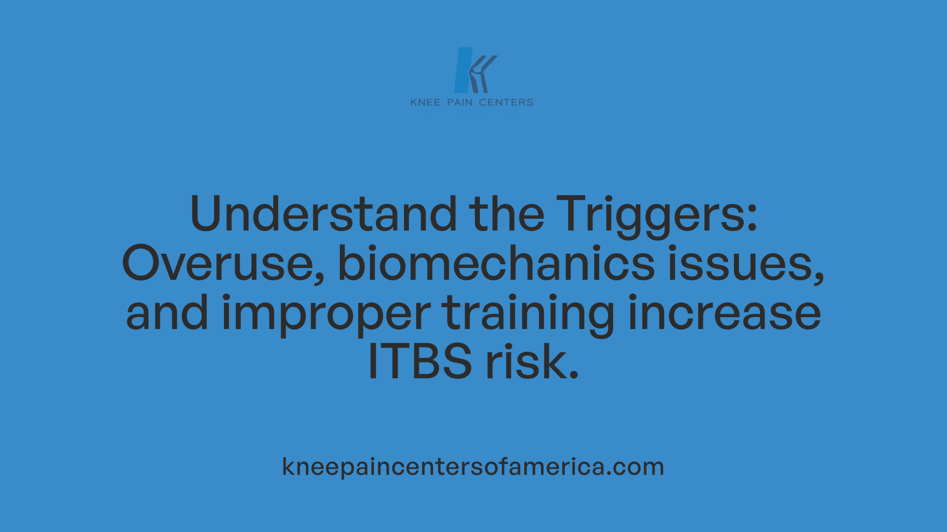 Understand the Triggers: Overuse, biomechanics issues, and improper training increase ITBS risk.