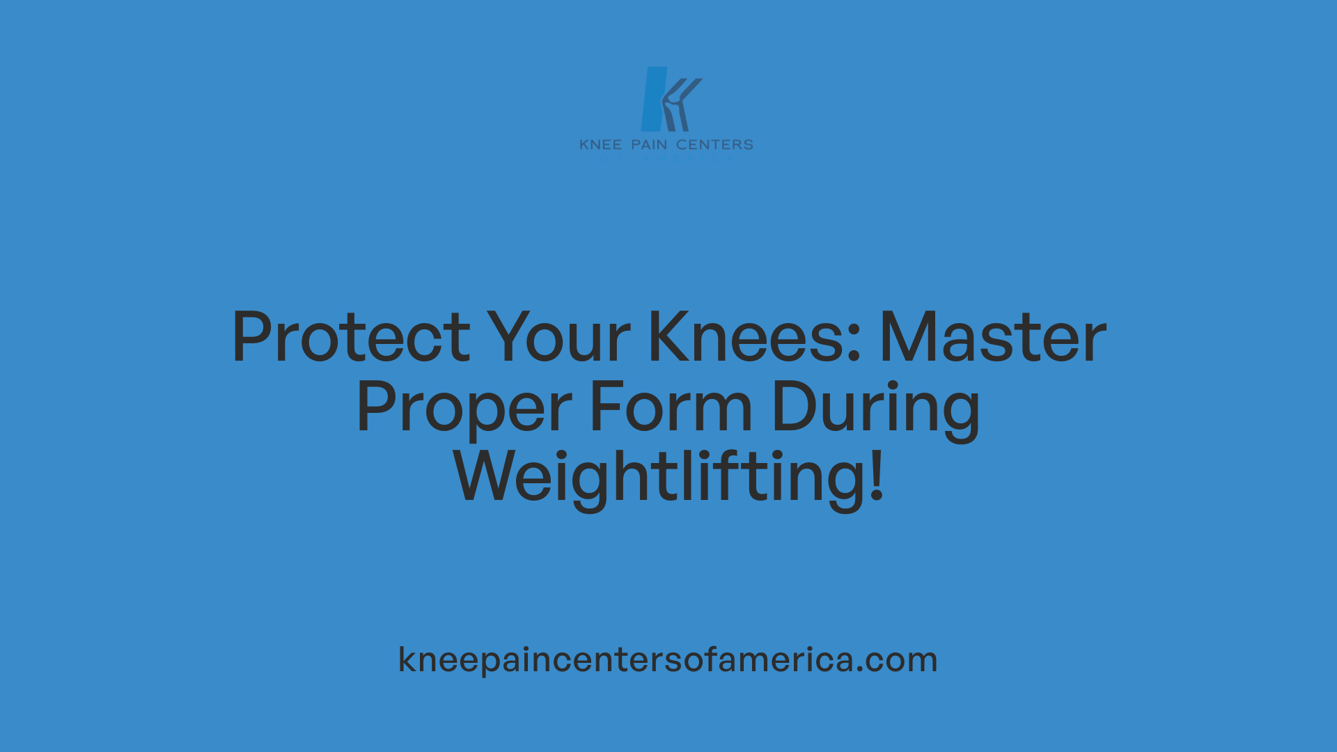 Protect Your Knees: Master Proper Form During Weightlifting!