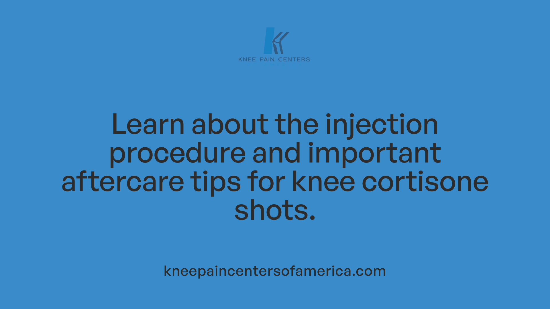Learn about the injection procedure and important aftercare tips for knee cortisone shots.