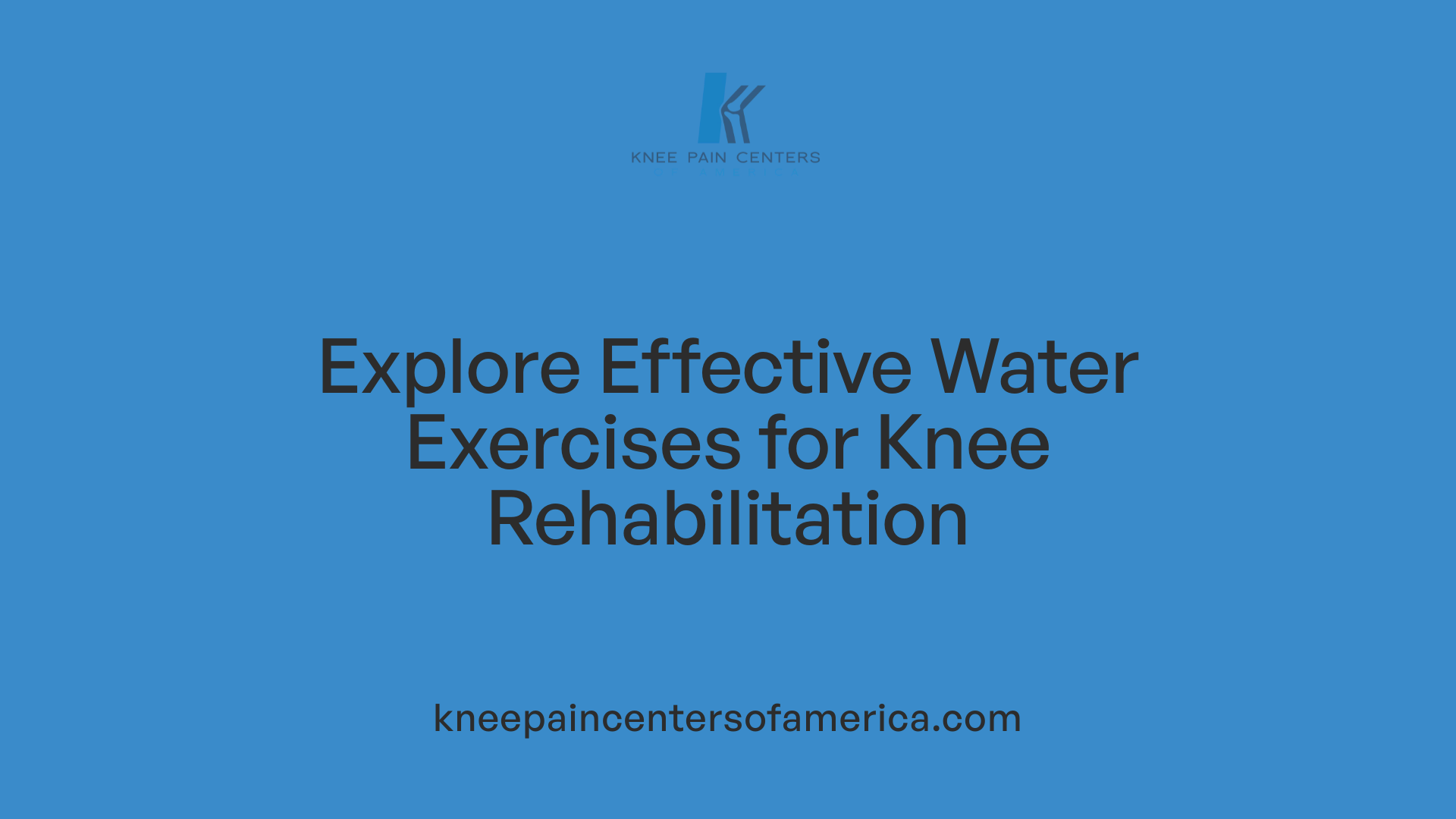 Explore Effective Water Exercises for Knee Rehabilitation