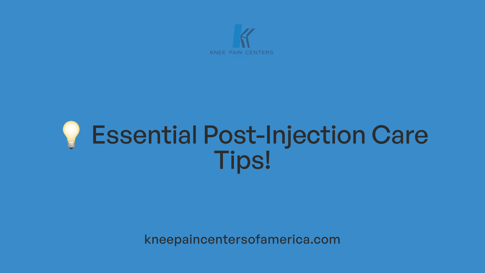 💡 Essential Post-Injection Care Tips!