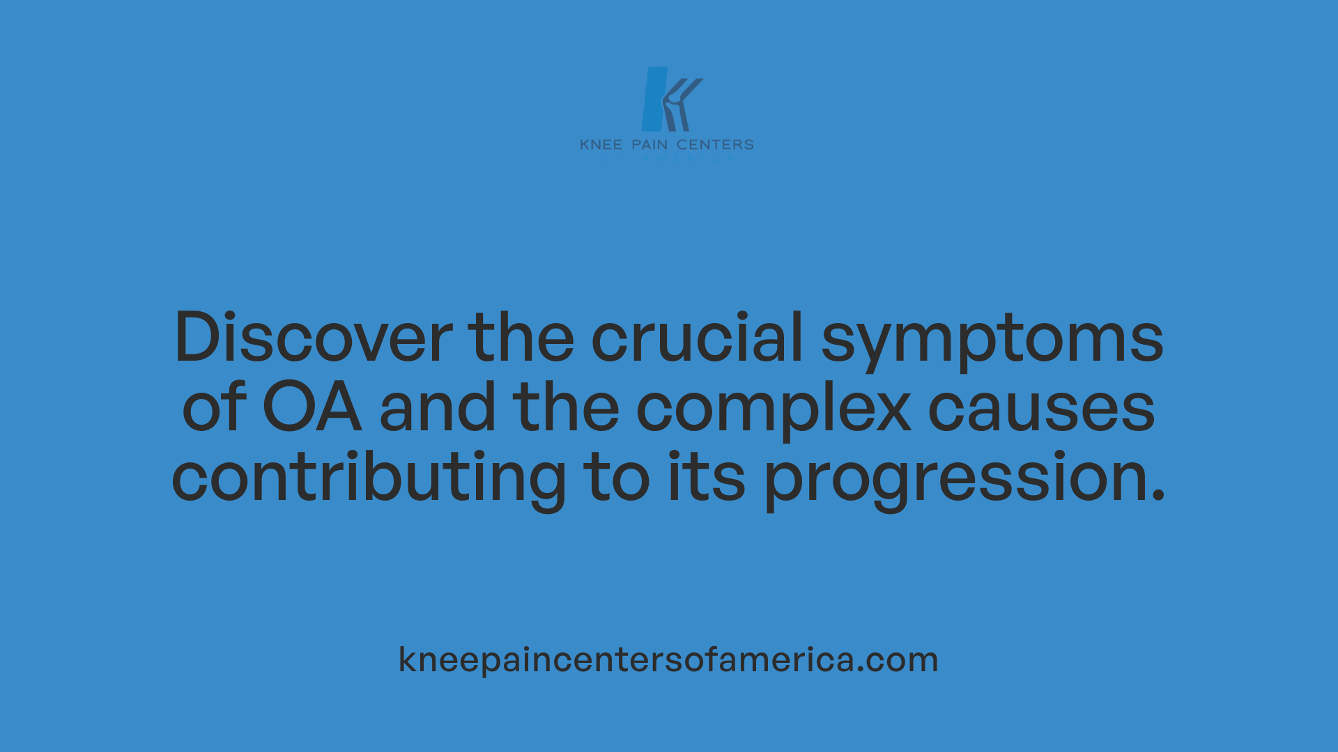 Discover the crucial symptoms of OA and the complex causes contributing to its progression.