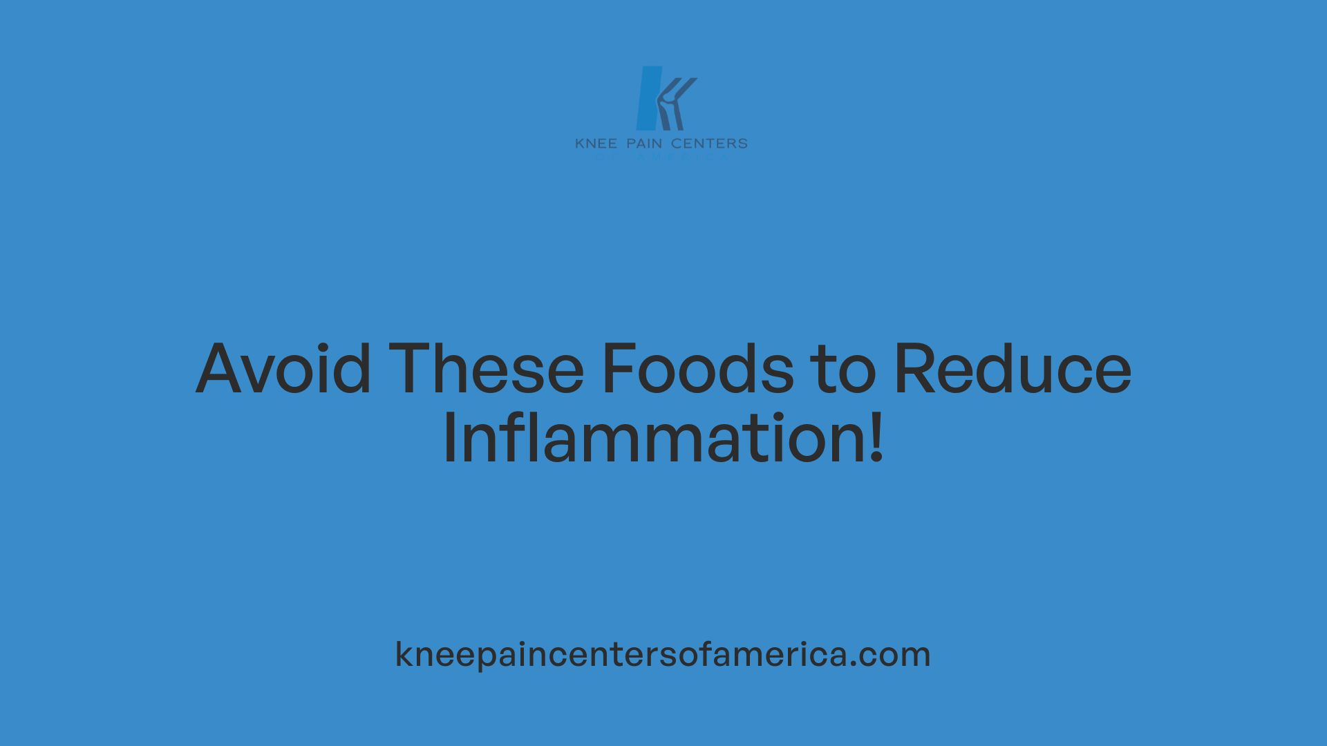 Avoid These Foods to Reduce Inflammation!