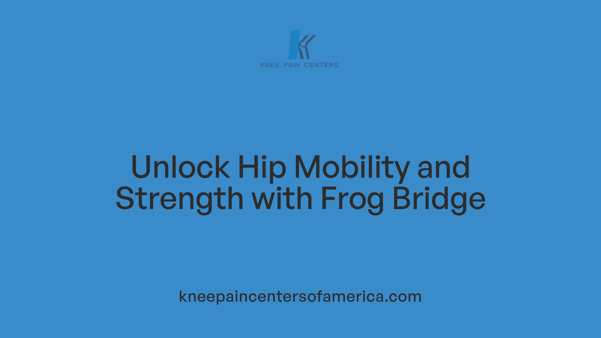 Unlock Hip Mobility and Strength with Frog Bridge