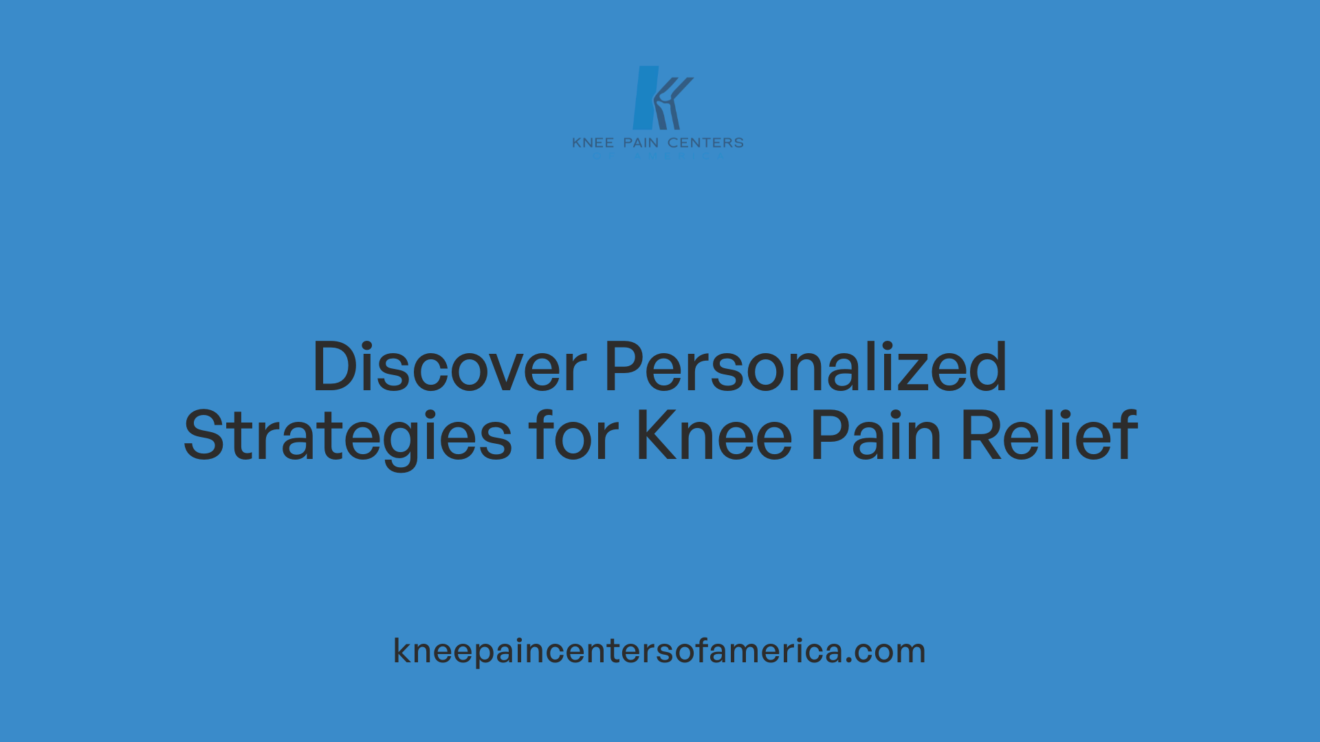 Discover Personalized Strategies for Knee Pain Relief