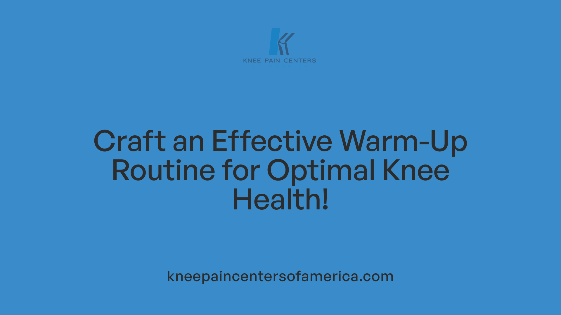 Craft an Effective Warm-Up Routine for Optimal Knee Health!
