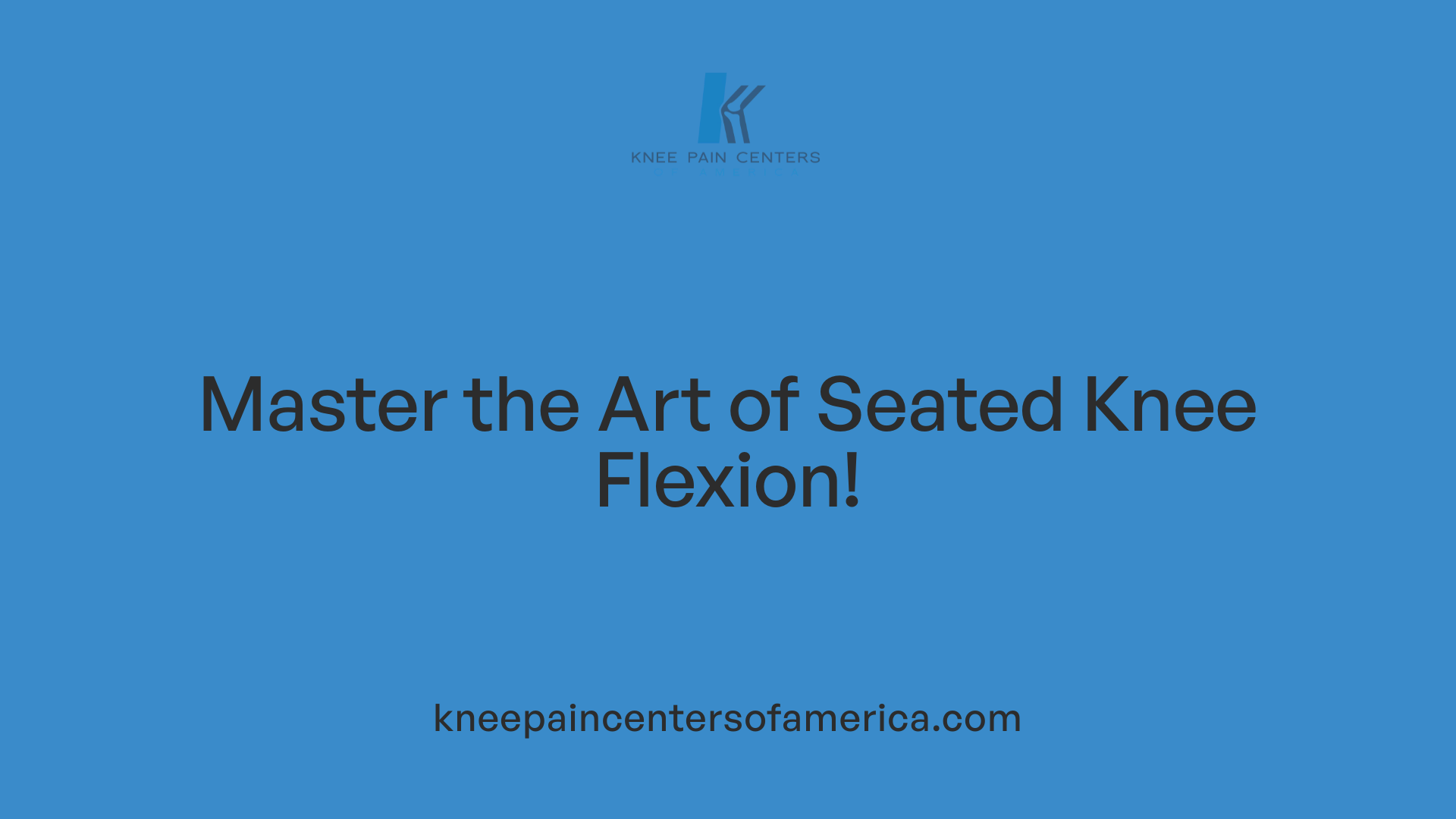 Master the Art of Seated Knee Flexion!