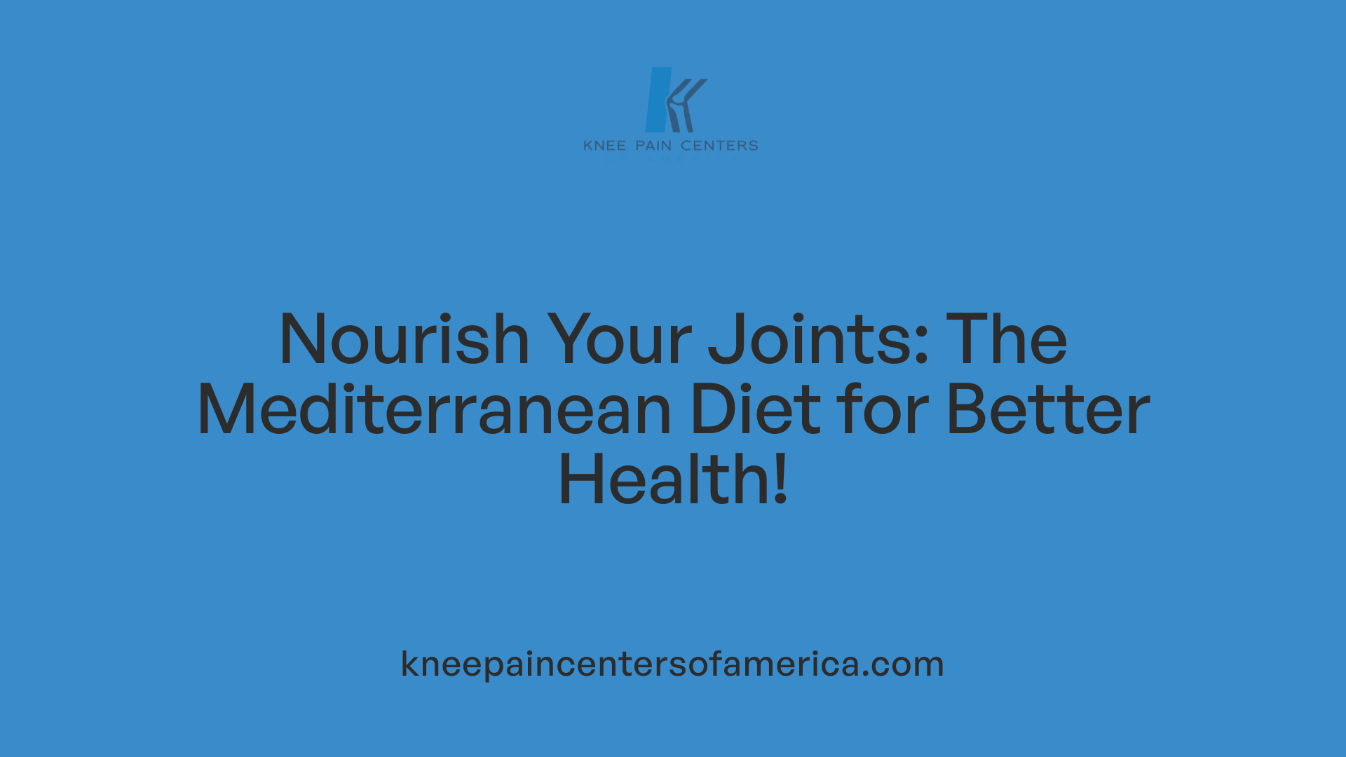 Nourish Your Joints: The Mediterranean Diet for Better Health!