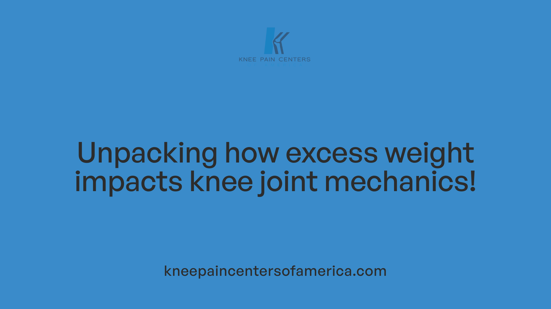 Unpacking how excess weight impacts knee joint mechanics!