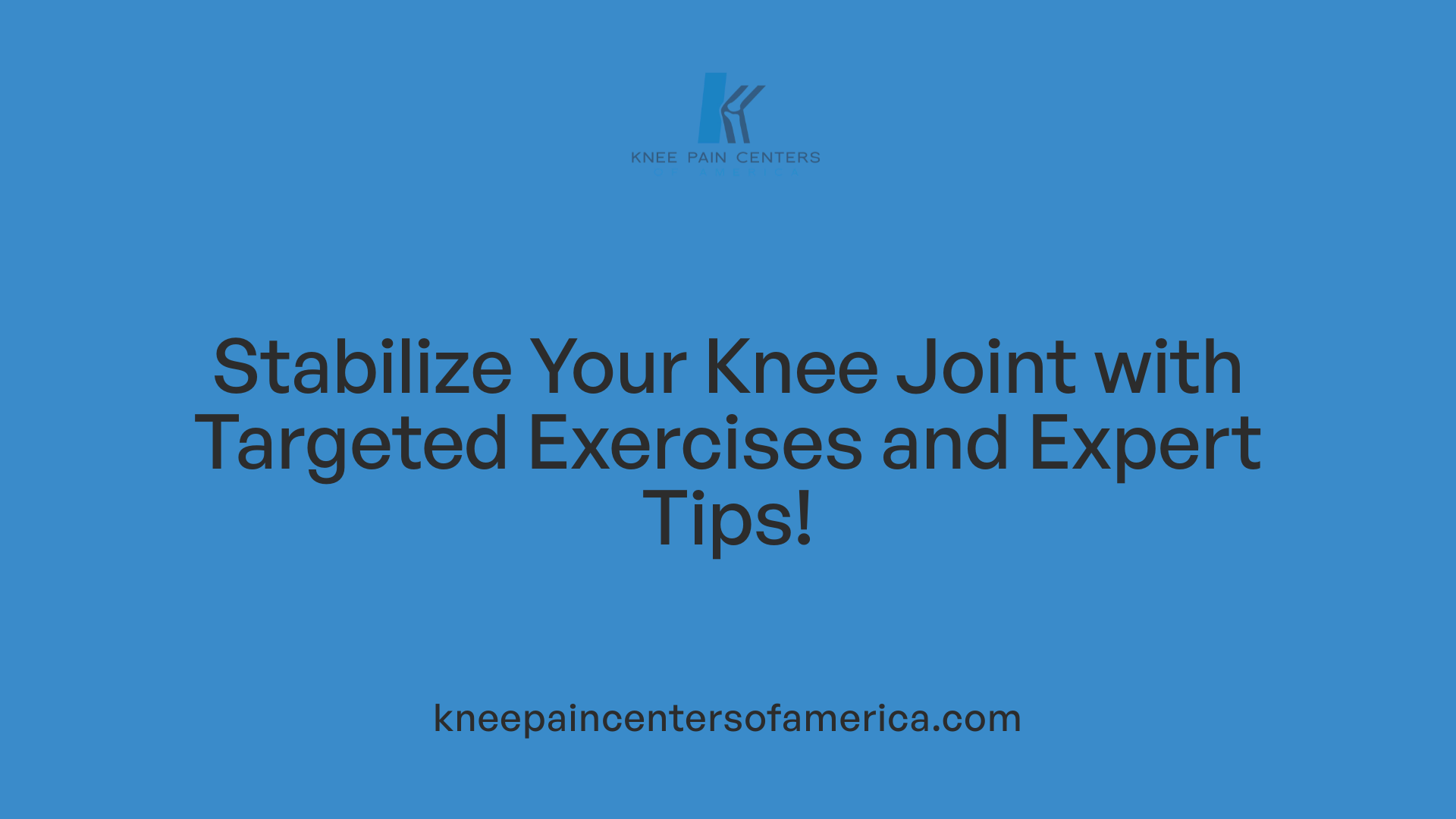 Stabilize Your Knee Joint with Targeted Exercises and Expert Tips!
