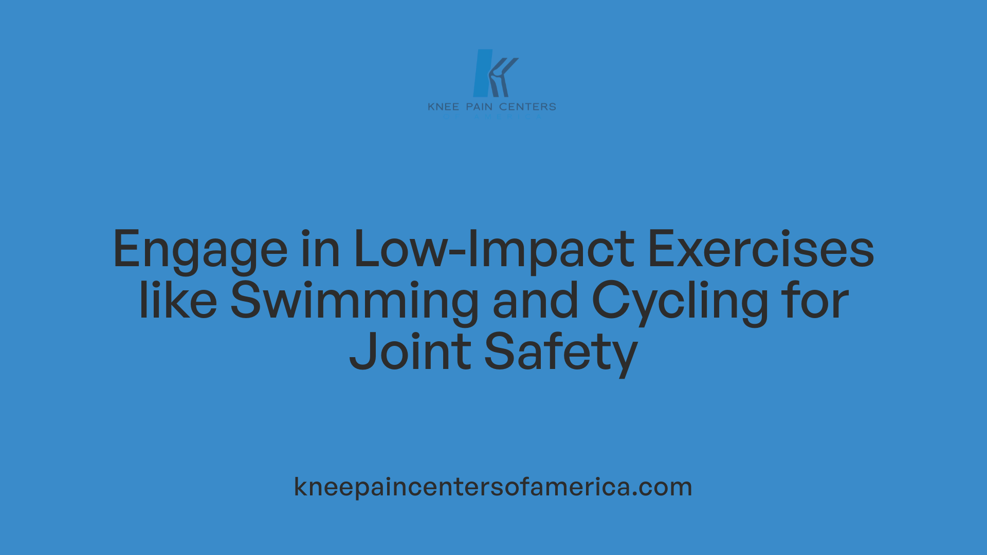 Engage in Low-Impact Exercises like Swimming and Cycling for Joint Safety