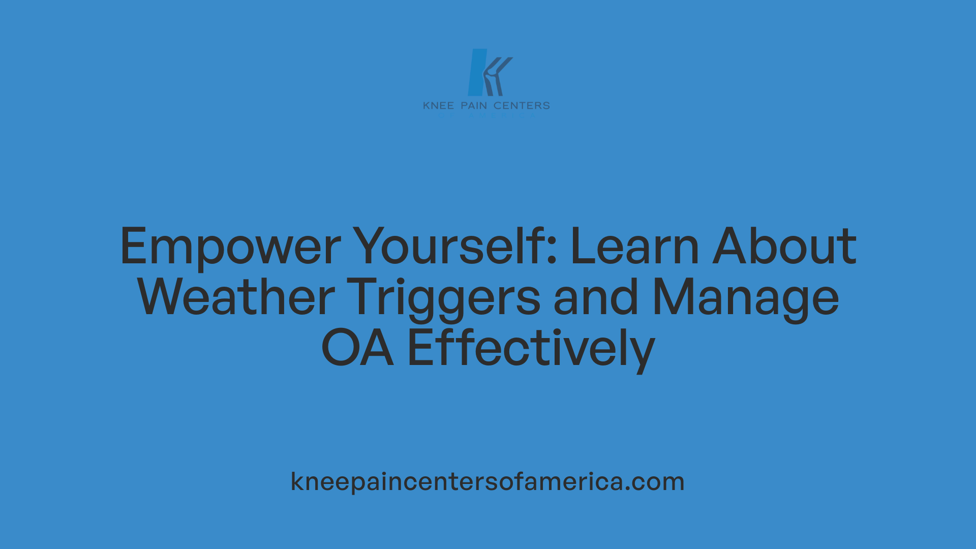 Empower Yourself: Learn About Weather Triggers and Manage OA Effectively