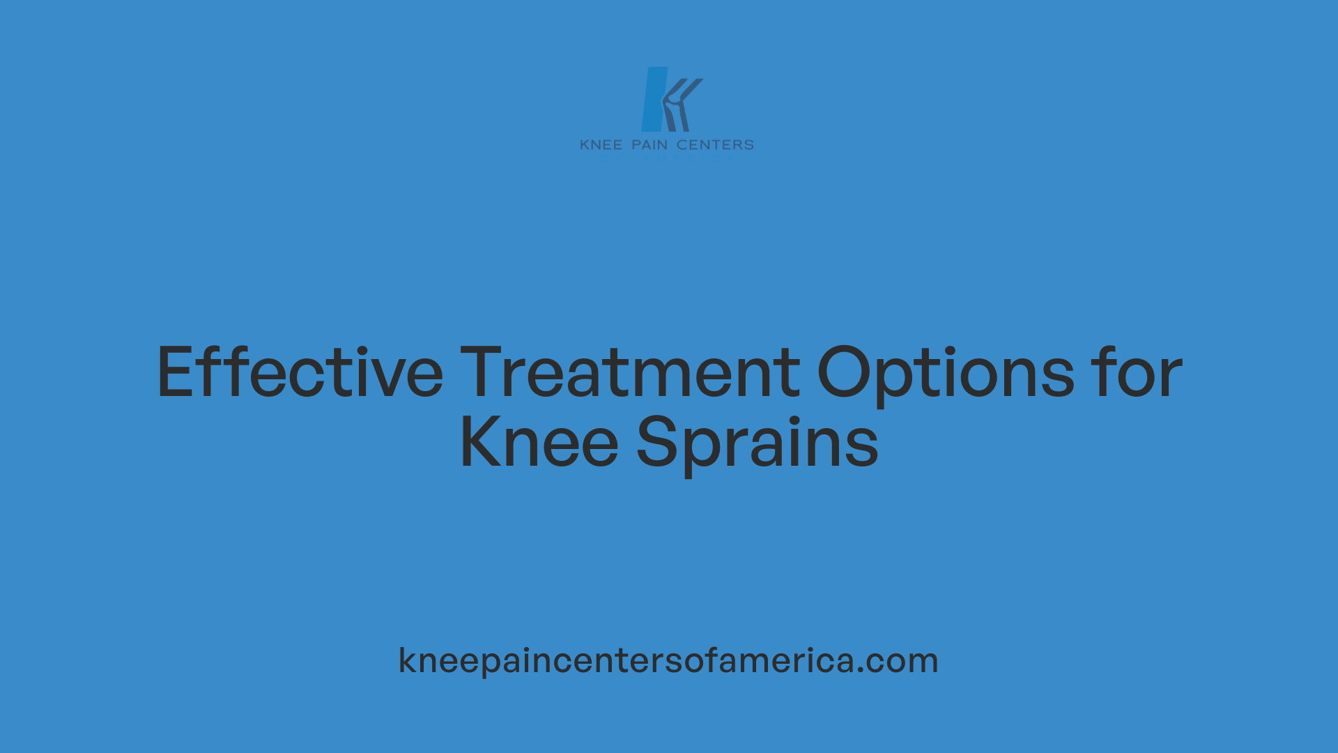 Effective Treatment Options for Knee Sprains