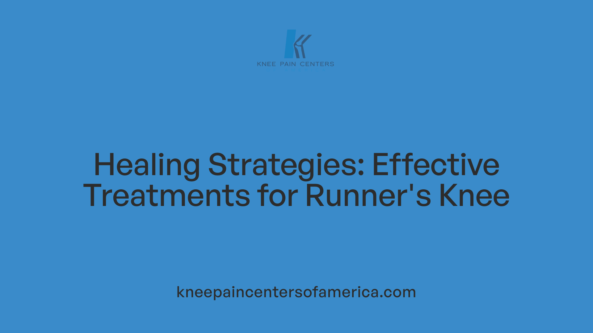 Healing Strategies: Effective Treatments for Runner's Knee