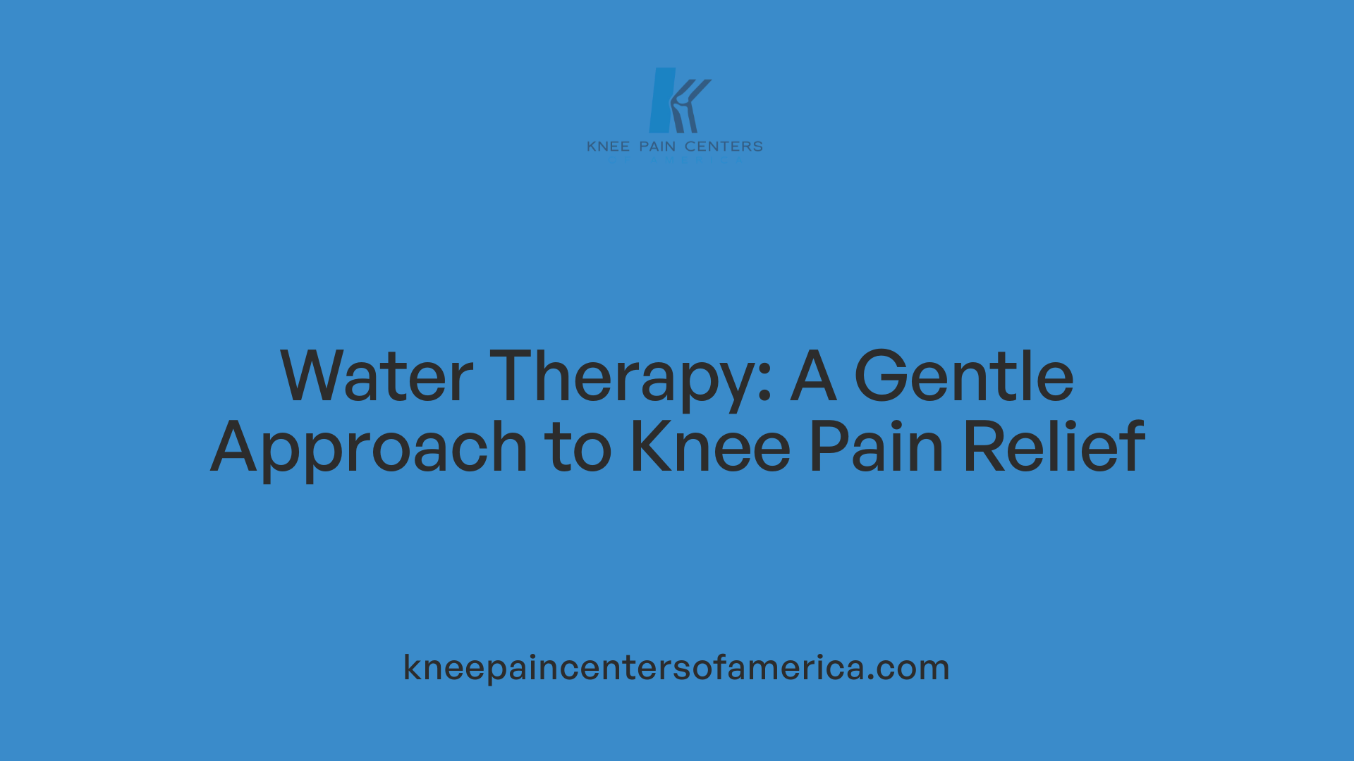 Water Therapy: A Gentle Approach to Knee Pain Relief