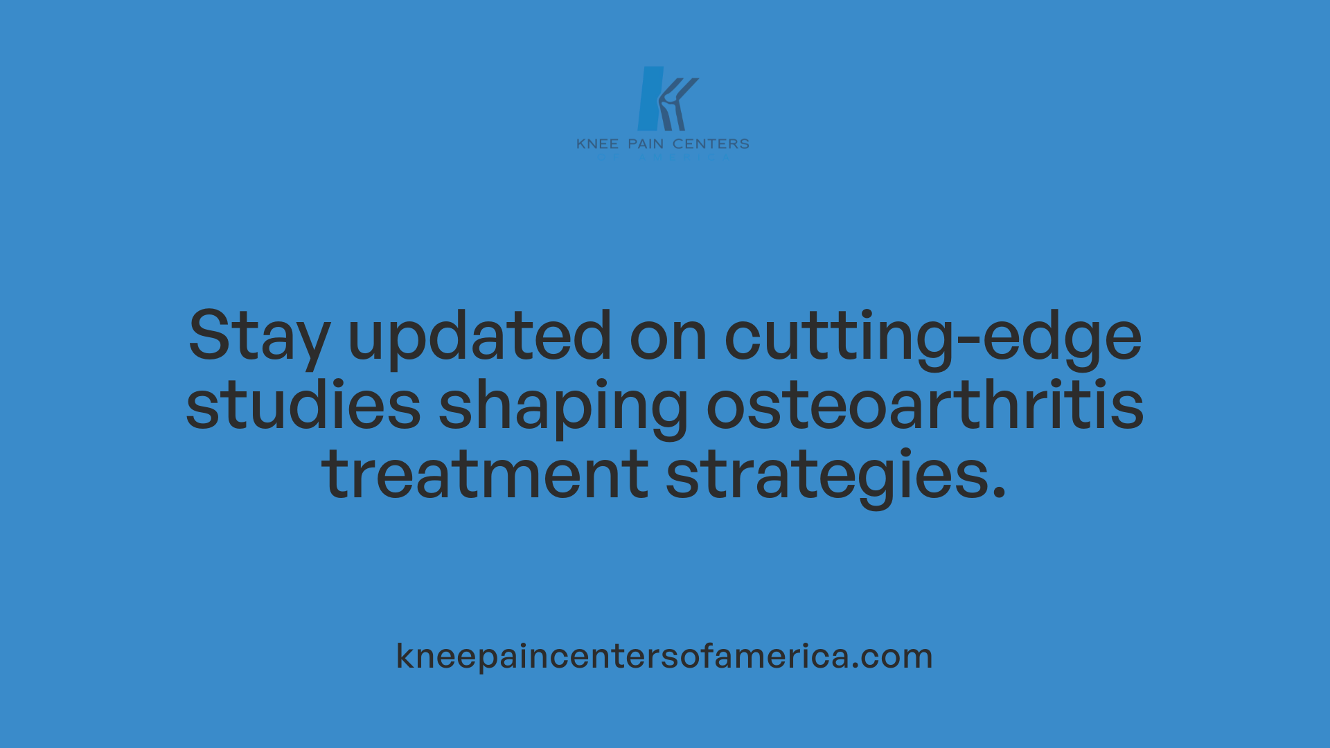 Stay updated on cutting-edge studies shaping osteoarthritis treatment strategies.