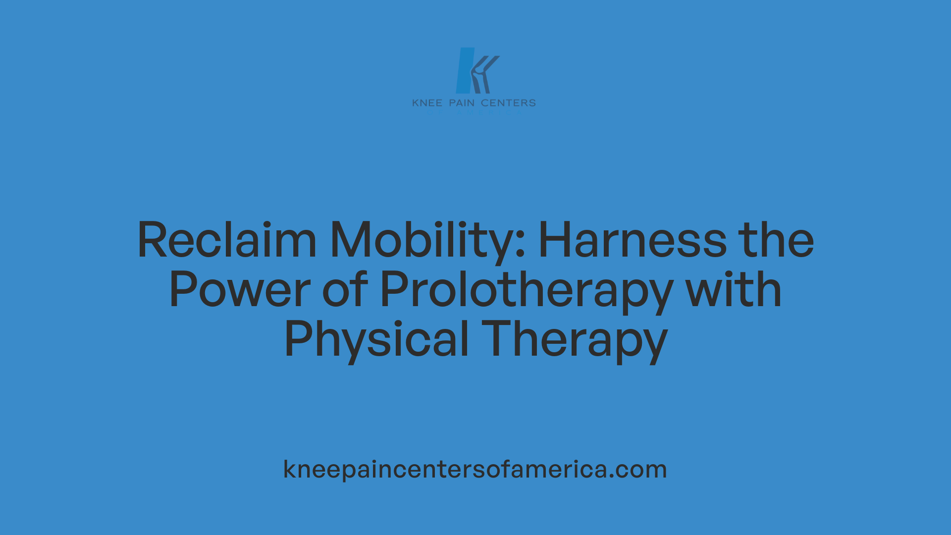 Reclaim Mobility: Harness the Power of Prolotherapy with Physical Therapy