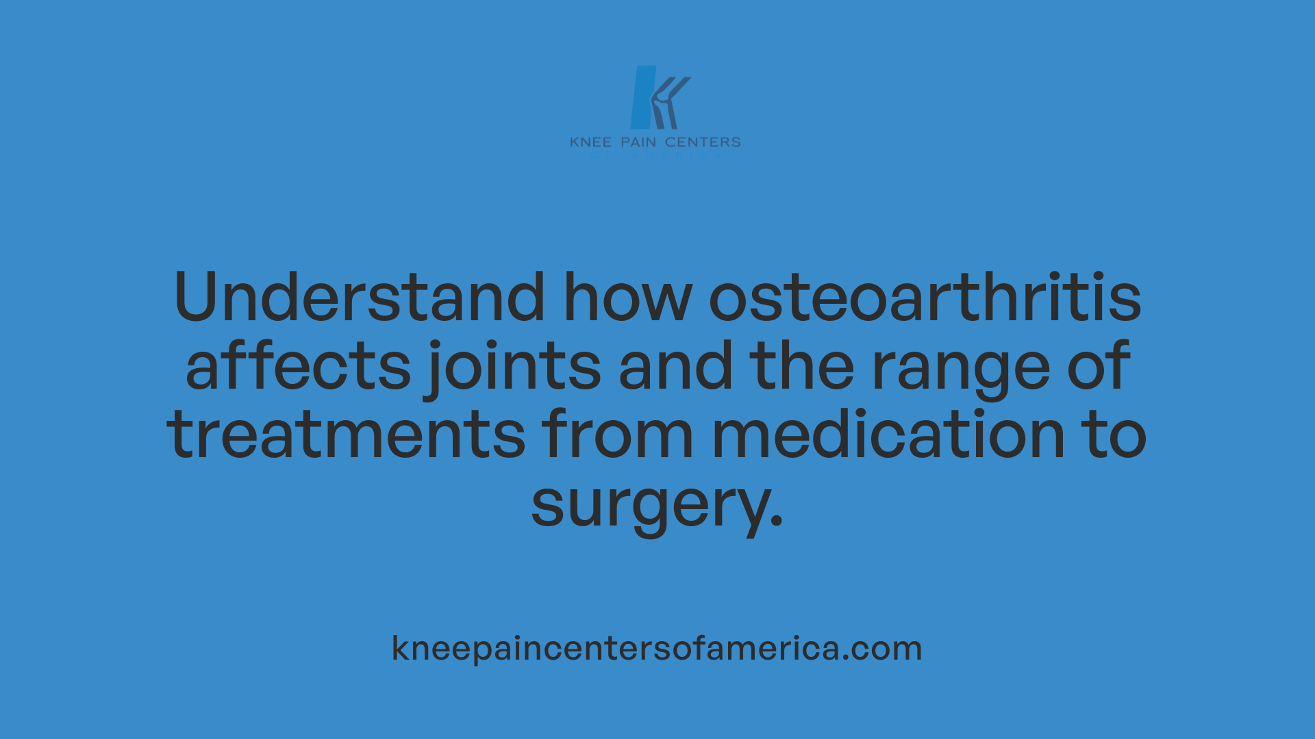 Understand how osteoarthritis affects joints and the range of treatments from medication to surgery.