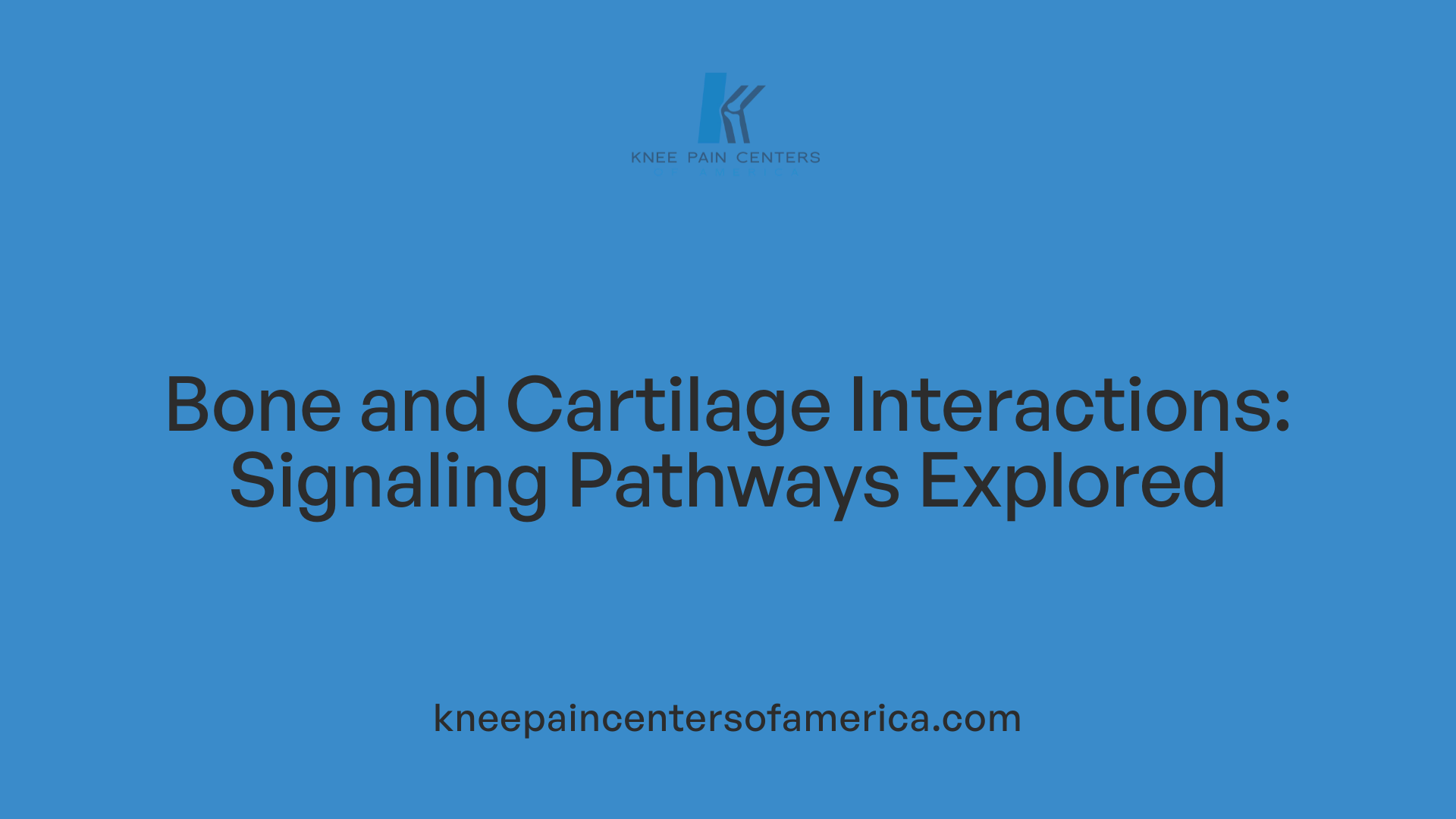 Bone and Cartilage Interactions: Signaling Pathways Explored