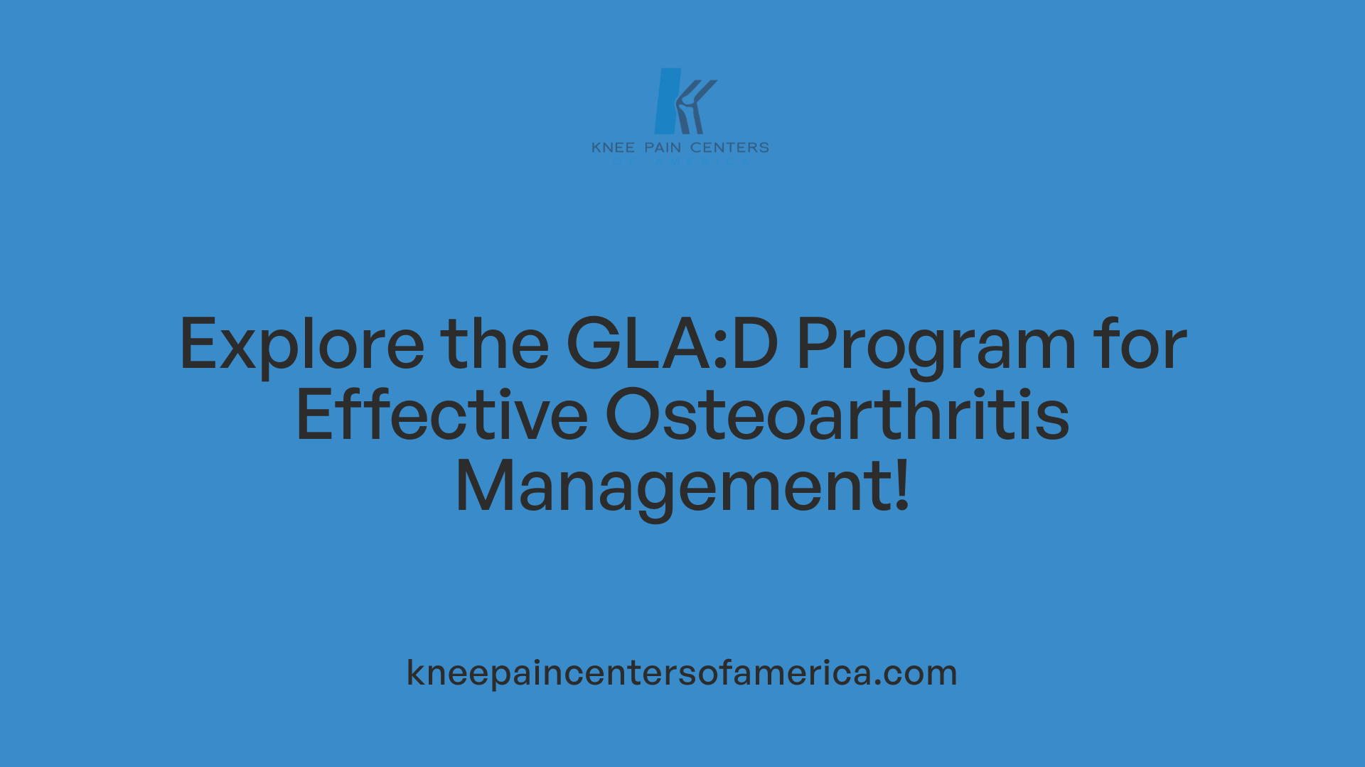 Explore the GLA:D Program for Effective Osteoarthritis Management!