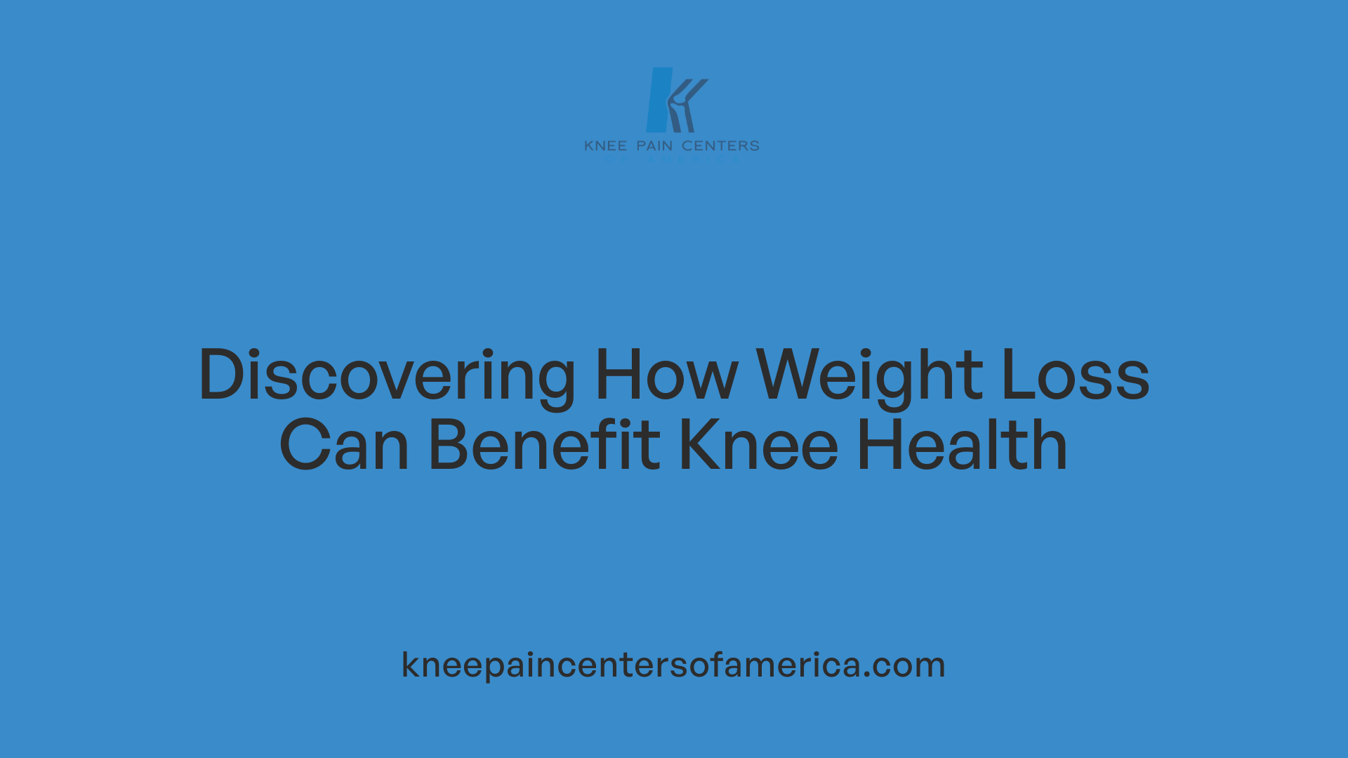 Discovering How Weight Loss Can Benefit Knee Health