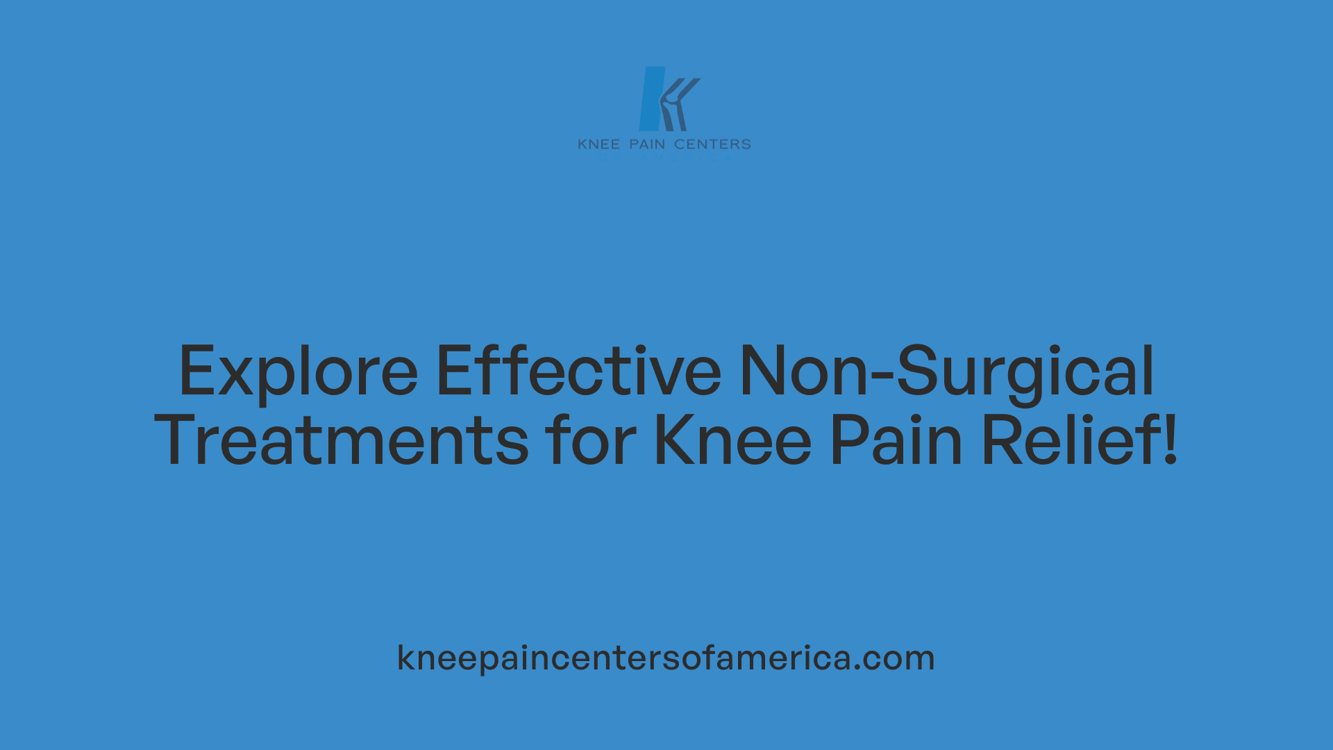 Explore Effective Non-Surgical Treatments for Knee Pain Relief!