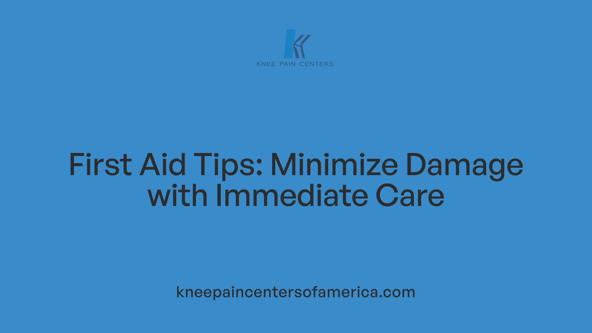 First Aid Tips: Minimize Damage with Immediate Care