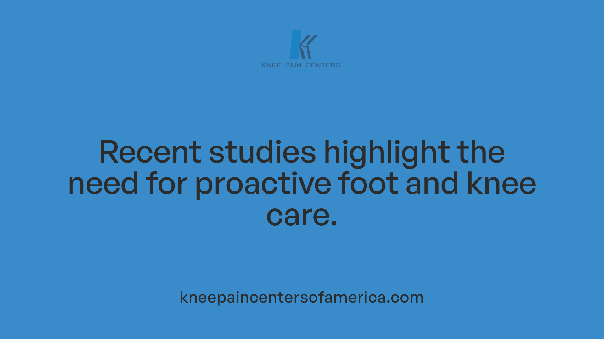 Recent studies highlight the need for proactive foot and knee care.