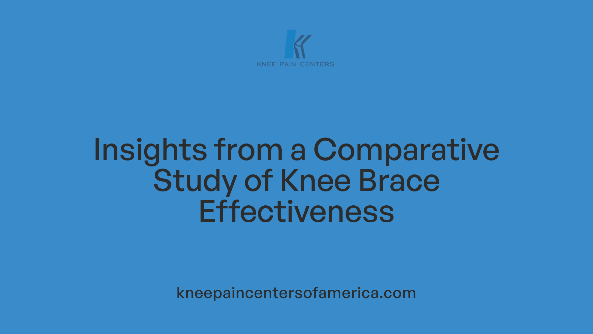 Insights from a Comparative Study of Knee Brace Effectiveness