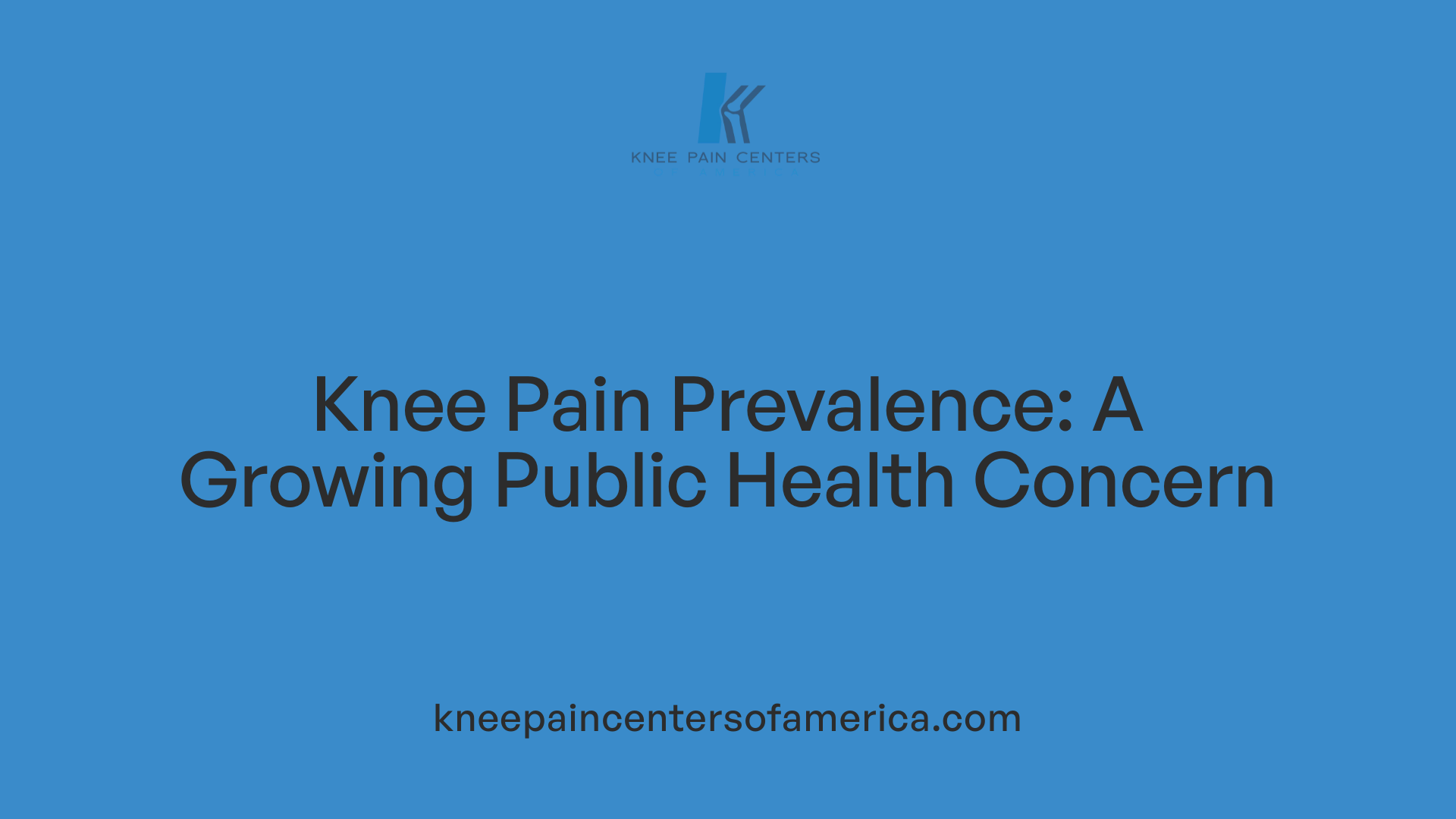 Knee Pain Prevalence: A Growing Public Health Concern