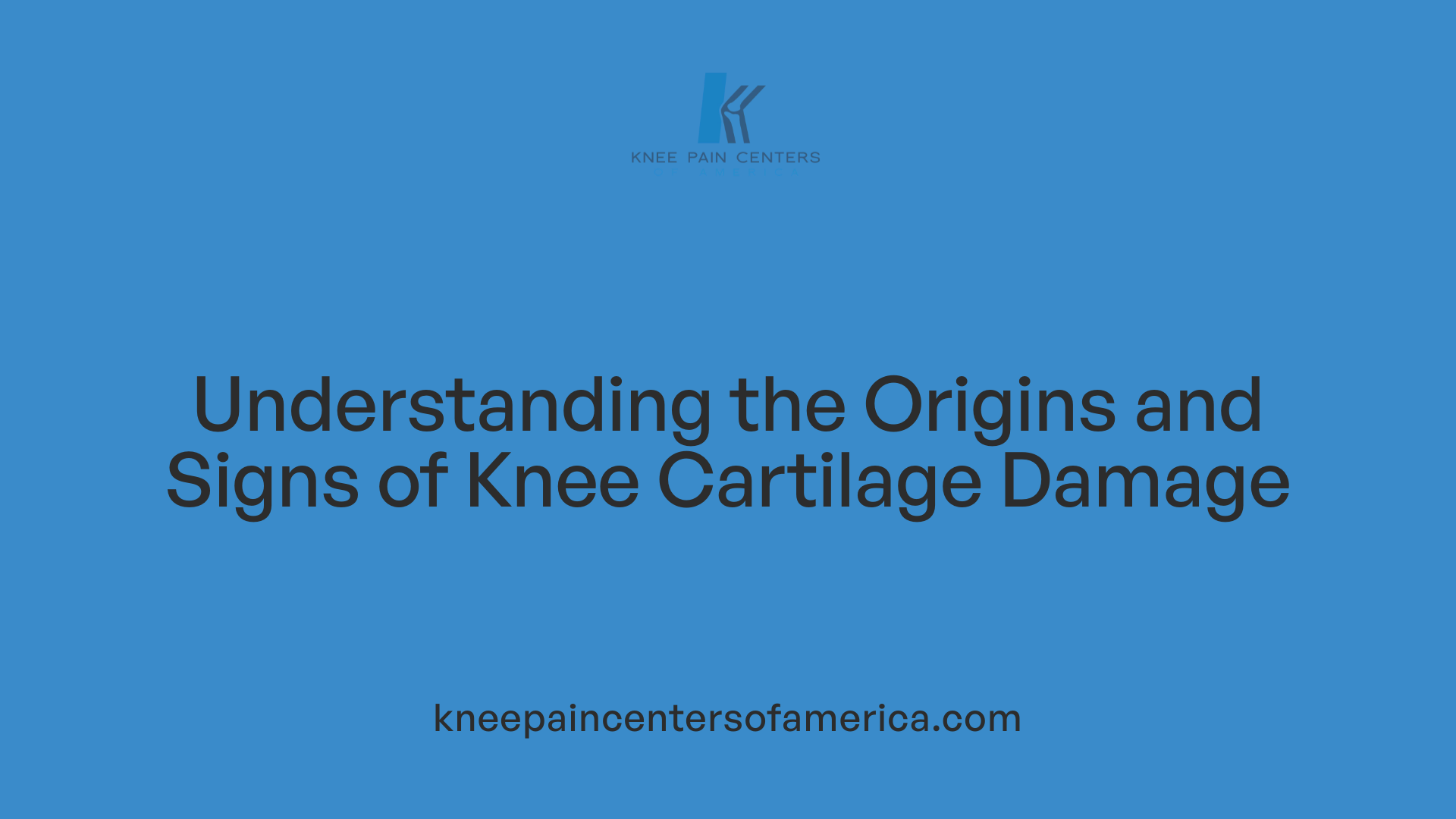 Understanding the Origins and Signs of Knee Cartilage Damage