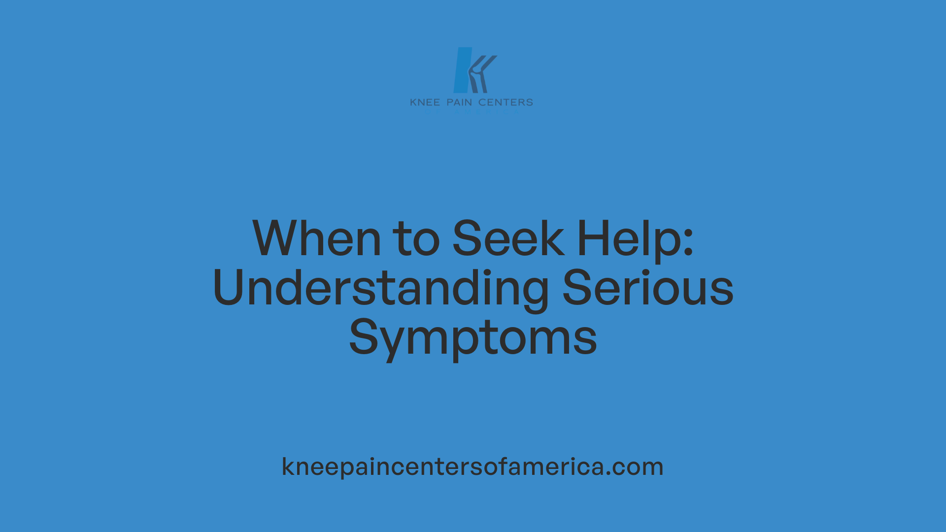 When to Seek Help: Understanding Serious Symptoms