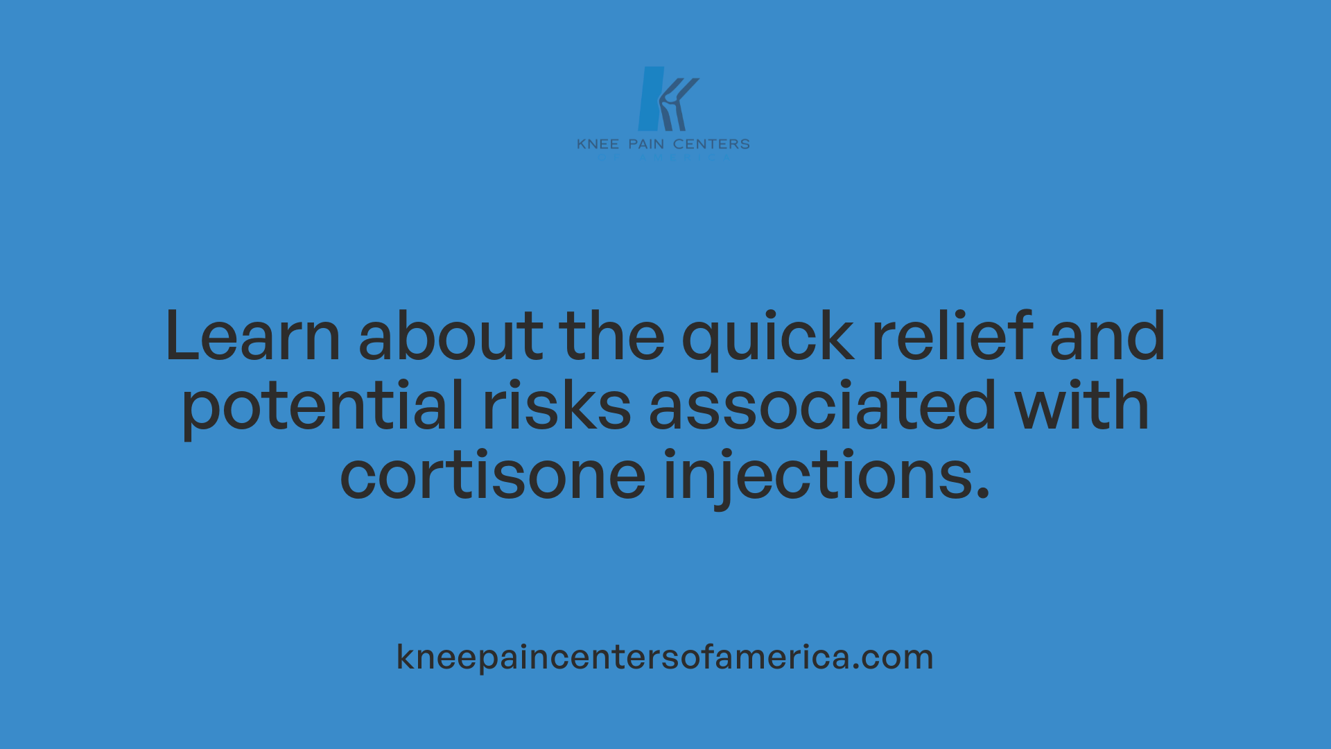 Learn about the quick relief and potential risks associated with cortisone injections.