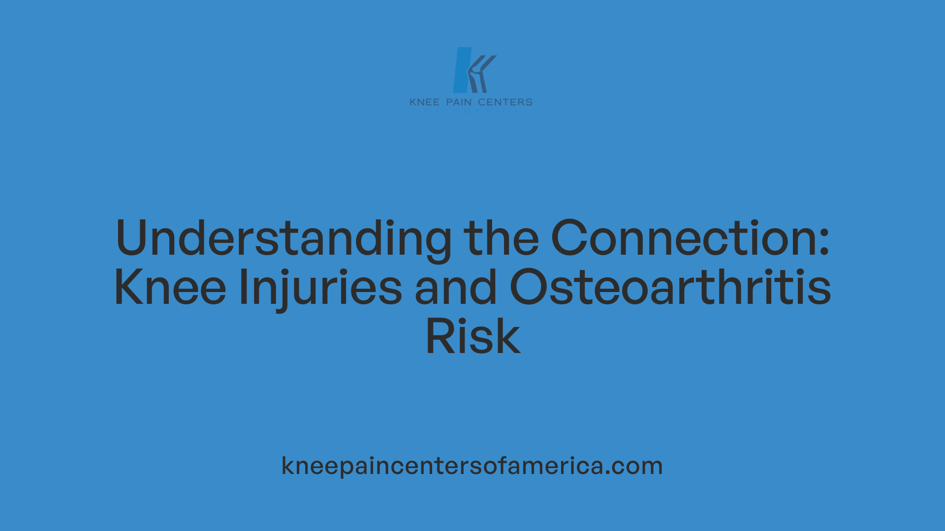 Understanding the Connection: Knee Injuries and Osteoarthritis Risk